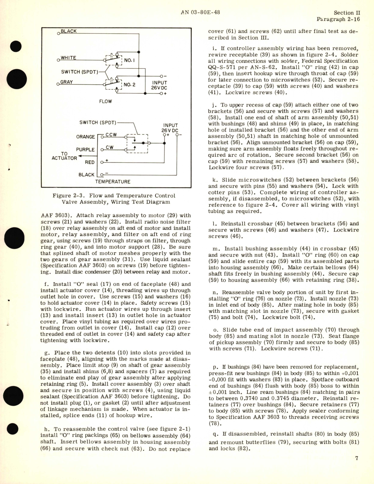 Sample page 9 from AirCorps Library document: Overhaul Instructions for Flow and Temperature Control Valves Part No. 549100 and 600810 