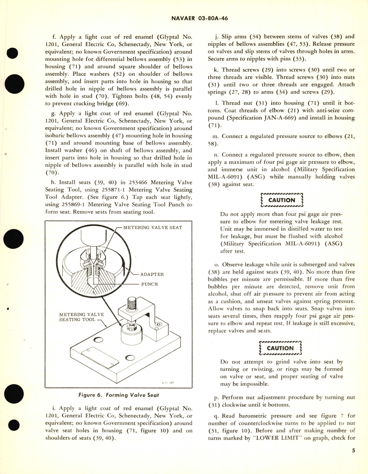 Sample page 7 from AirCorps Library document: Overhaul Instructions with Parts Breakdown for 30-Pound Cabin Pressure Regulator Part No. 13041-8-275  Model No. CPR2-24