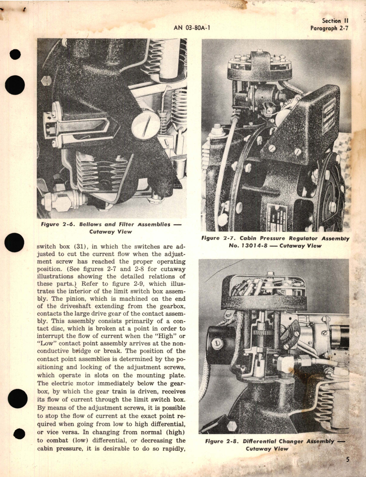 Sample page 9 from AirCorps Library document: Operation and Service Instructions for Cabin Pressure Regulator No. 13014 