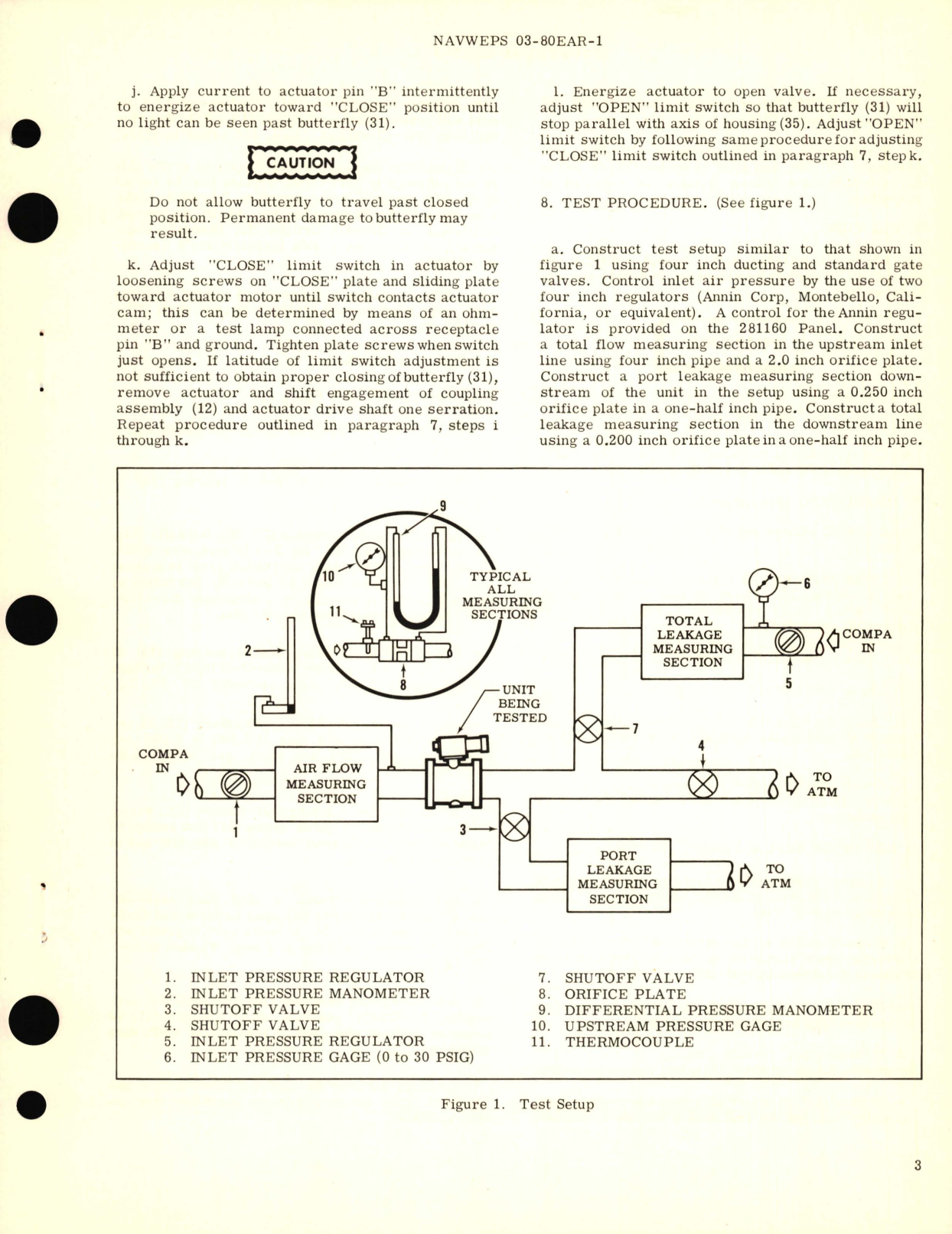 Sample page 5 from AirCorps Library document: Overhaul Instructions With Parts Breakdown for Nine-Inch Diameter Electric Air Shutoff Valve Part No. 104156