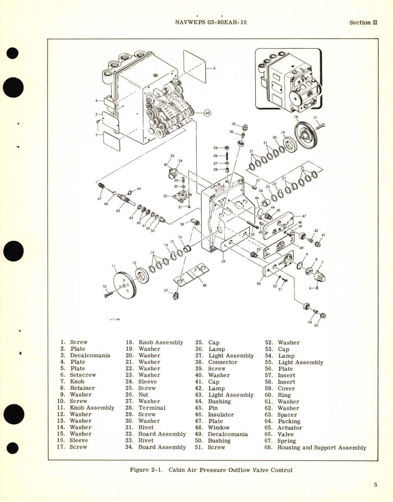 Sample page 7 from AirCorps Library document: Overhaul Instructions for Cabin Air Pressure Outflow Valve Control Part No. 102210-9 