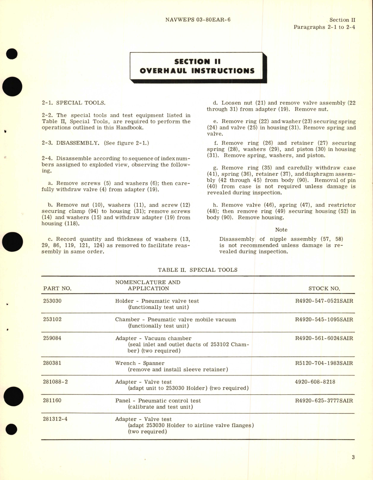 Sample page 7 from AirCorps Library document:  Overhaul Instructions for Two-Inch Diameter Ratio Shutoff Pressure Regulator Part No. 108960, 108960-1,SR1, SR3, SR4