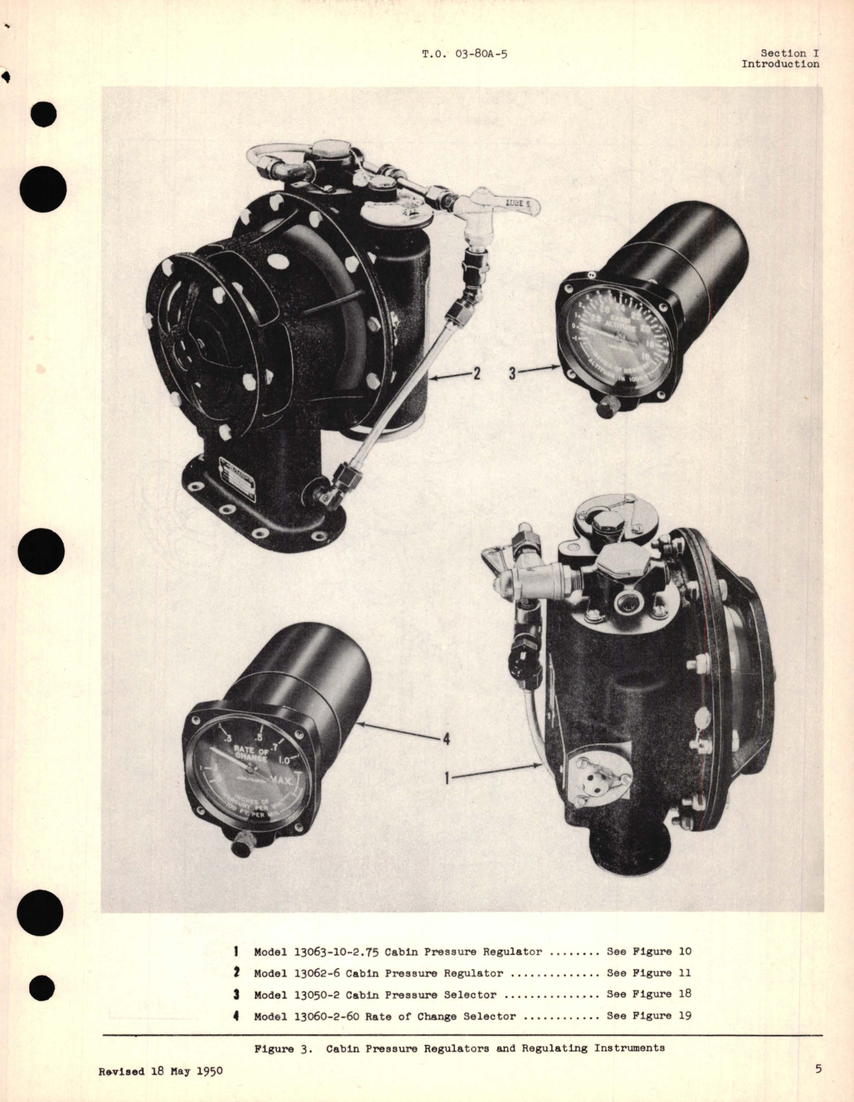 Sample page 9 from AirCorps Library document: Parts Catalog for Cabin Pressure Regulators 