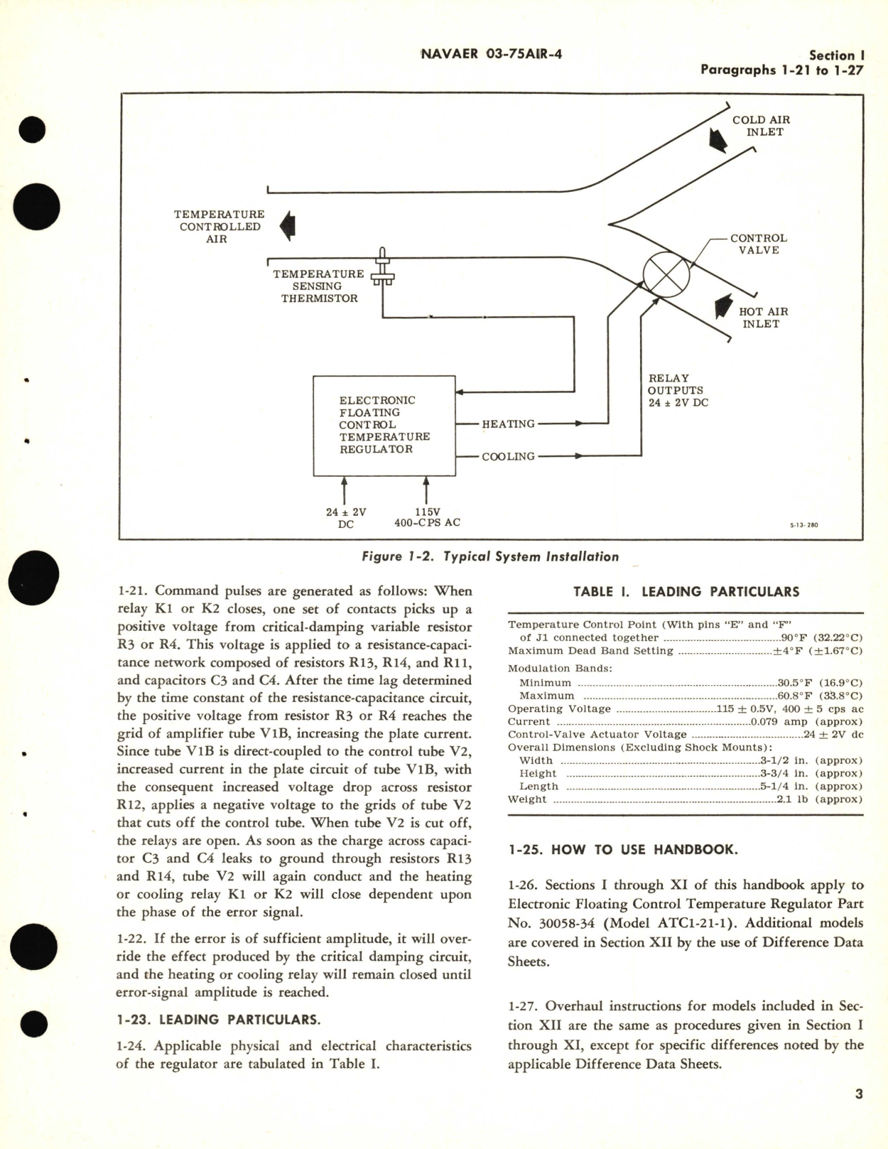 Sample page 7 from AirCorps Library document: Overhaul Instructions for Electronic Floating Control Temperature Regulator Part No. 30058-34, Model No. ACT1-21