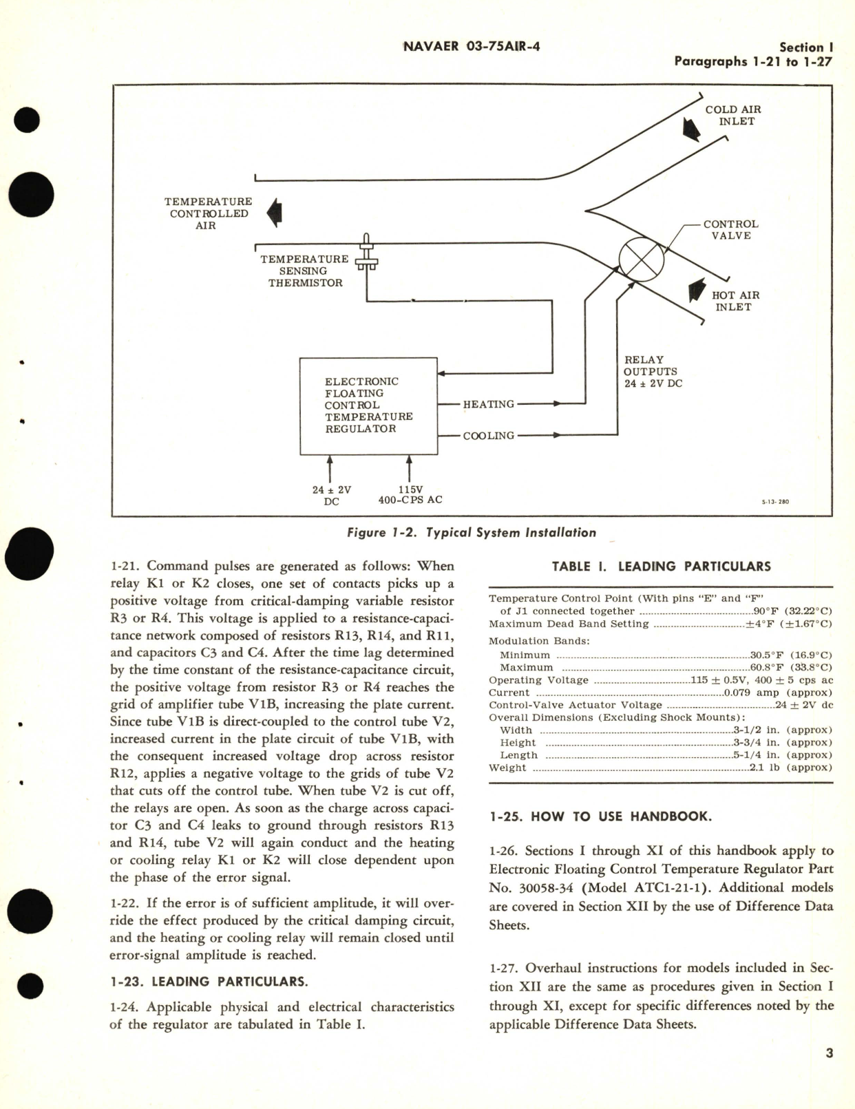 Sample page 7 from AirCorps Library document: Overhaul Instructions for Electronic Floating Control Temperature Regulator Part No. 30058-34 Model No. ACT1-21