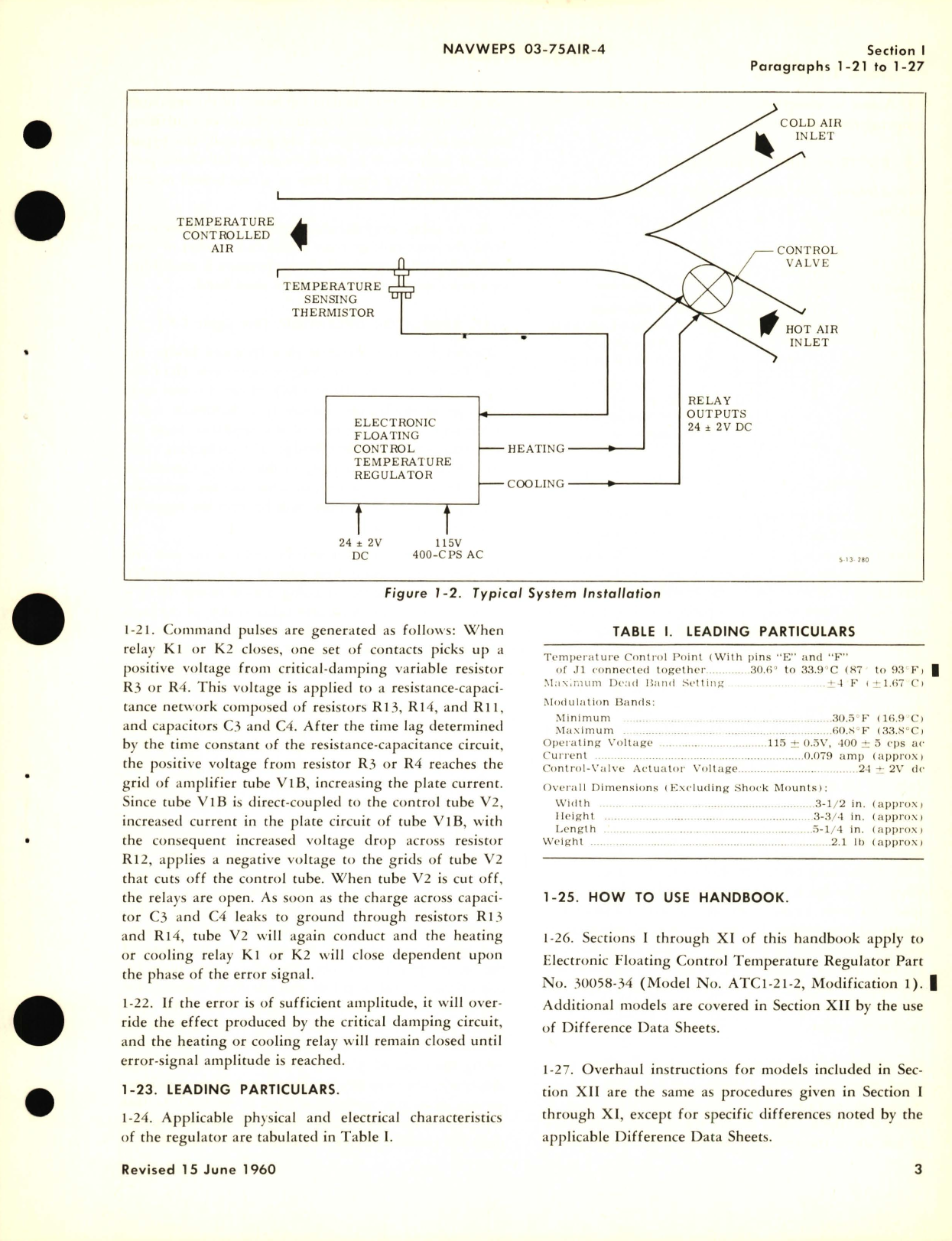 Sample page 5 from AirCorps Library document: Overhaul Instructions for Electronic Floating Control Temperature Regulator Part No. 30058-34