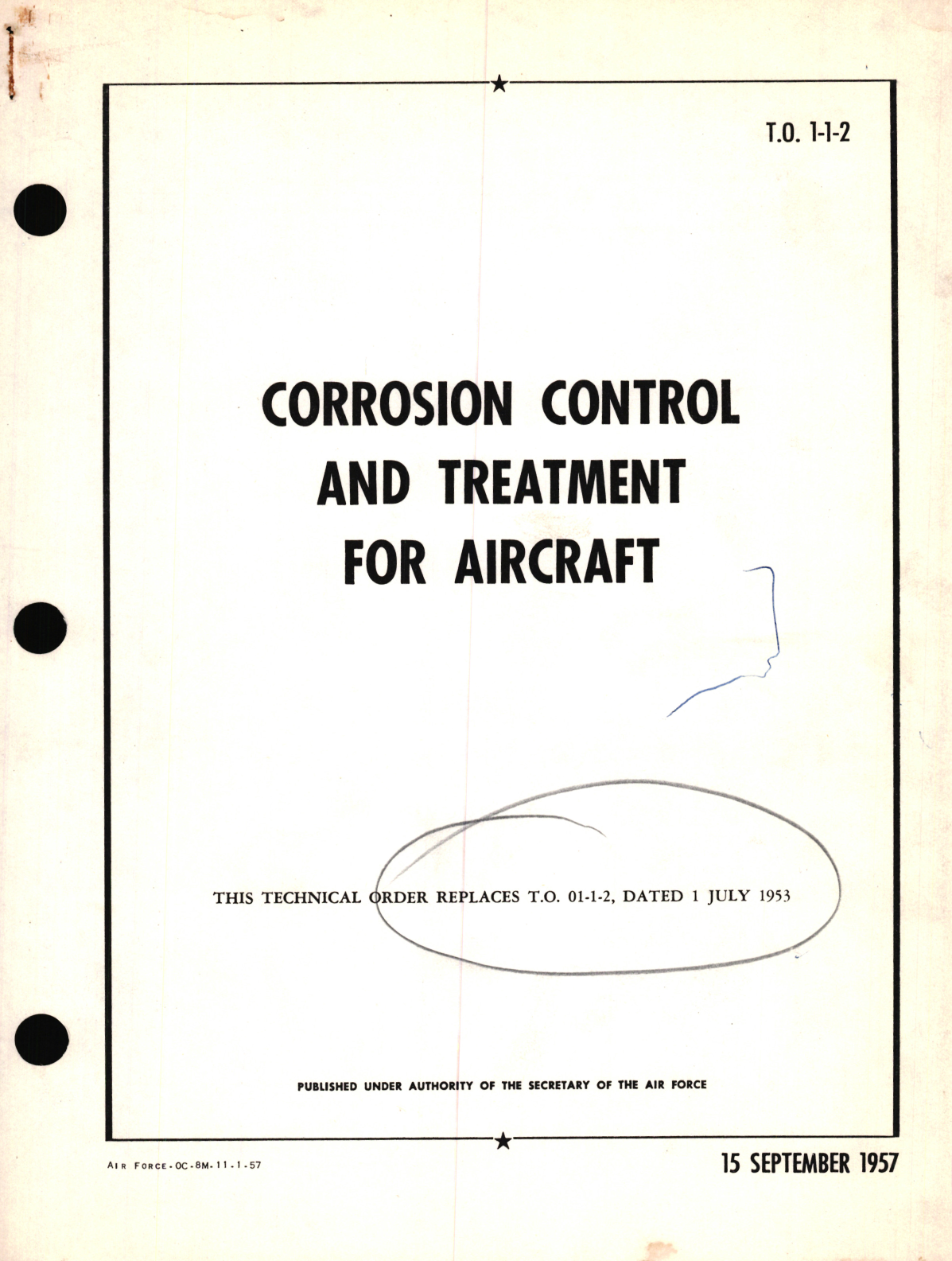 Sample page 1 from AirCorps Library document: Corrosion Control and Treatment for Aircraft