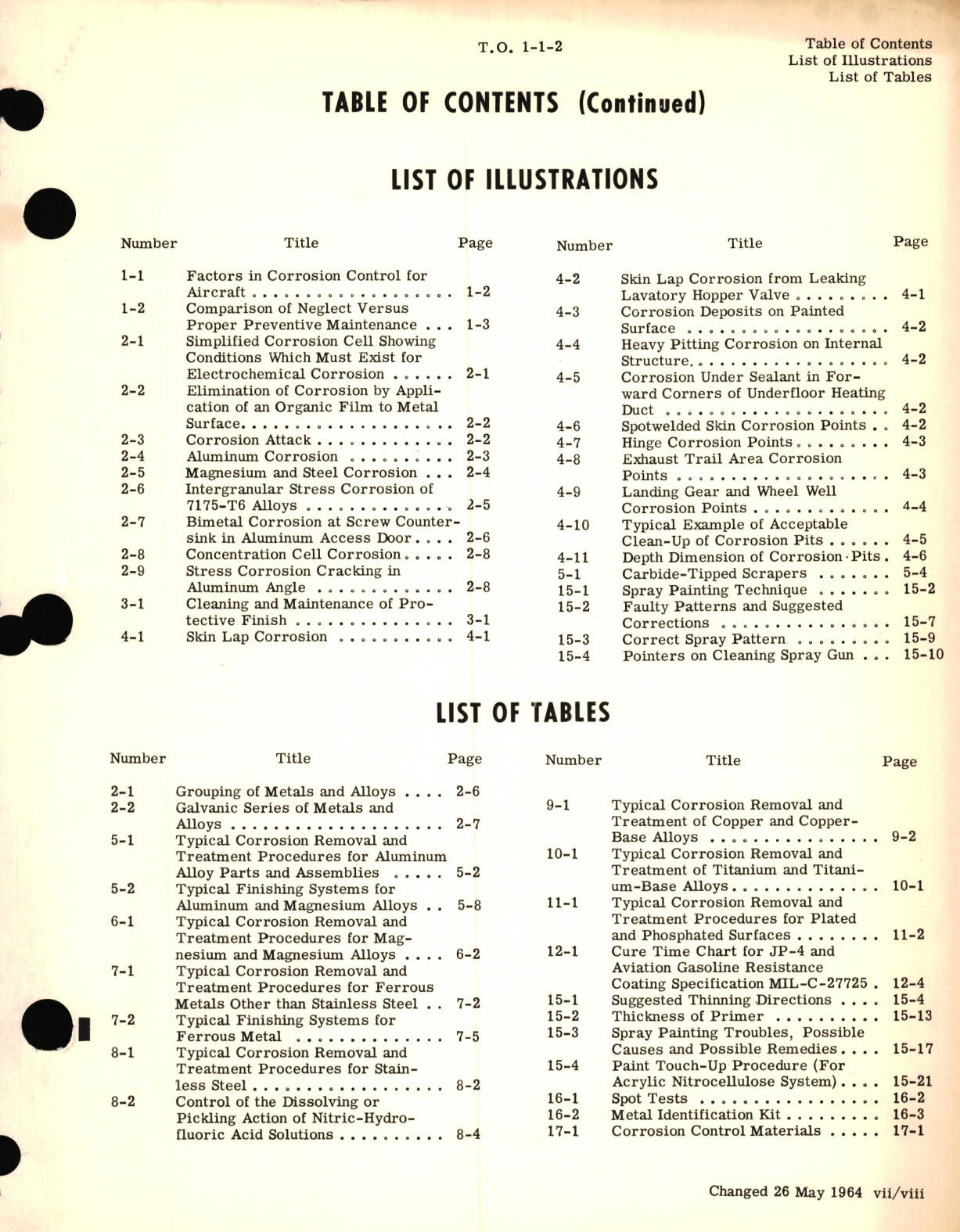 Sample page 9 from AirCorps Library document: Technical Manual for Corrosion Control and Treatment for Aircraft and Missiles