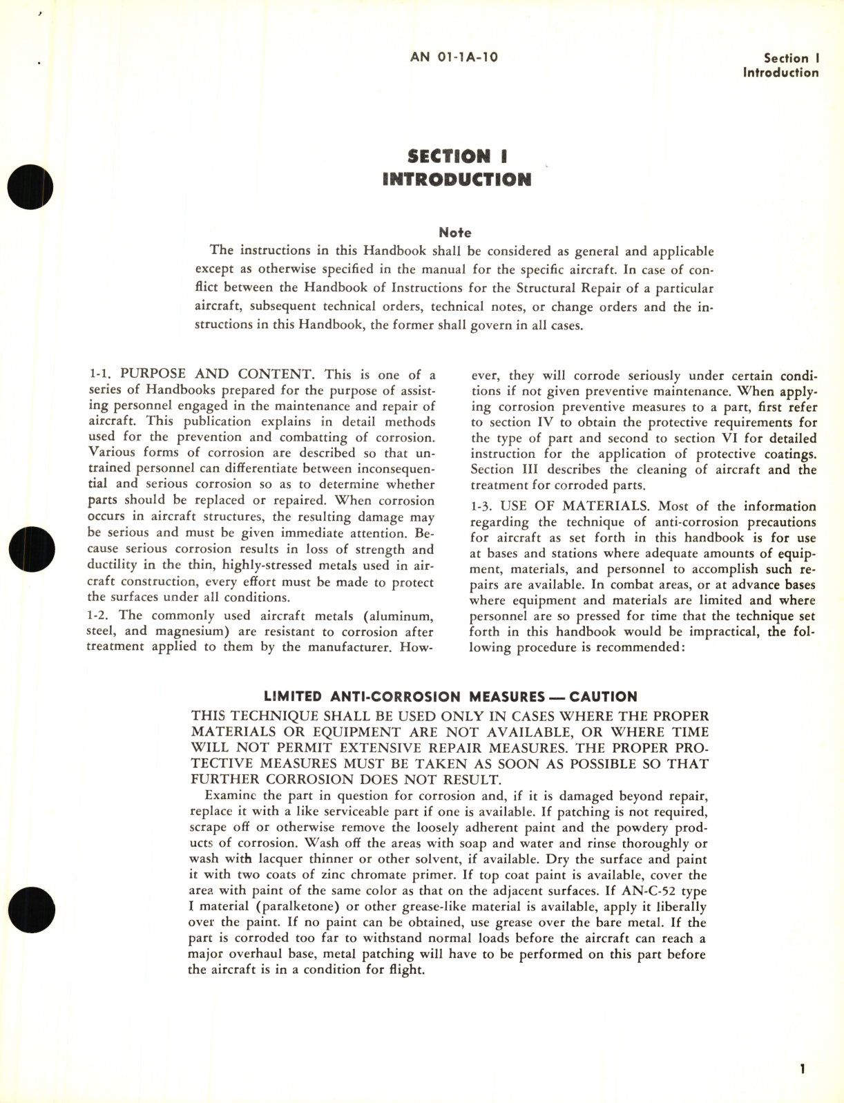 Sample page 5 from AirCorps Library document: Engineering Handbook Series for Aircraft Repair for Corrosion Control for Aircraft