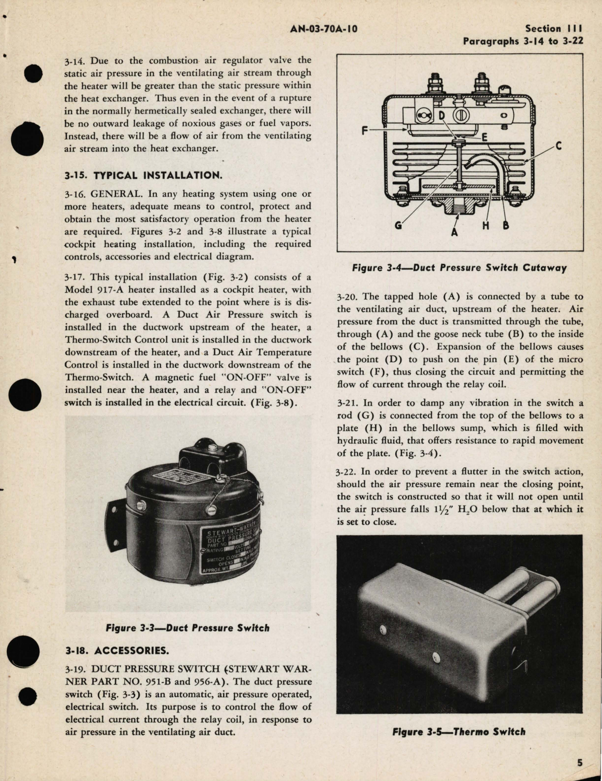 Sample page 9 from AirCorps Library document: Operation, Service, and Overhaul Instructions with Parts Catalog for Aircraft Heater Model 917-A