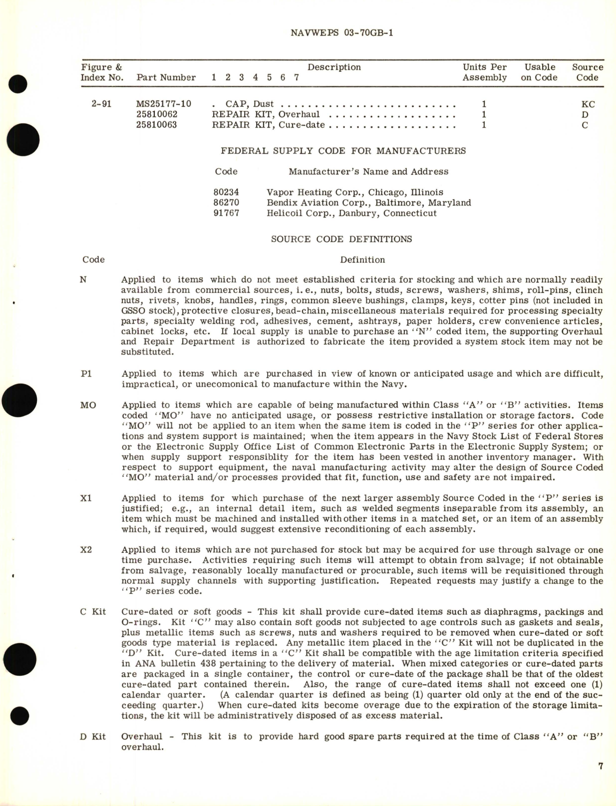 Sample page 7 from AirCorps Library document: Overhaul Instructions with Parts Breakdown for Valve and Actuator Assembly Part No. 25640013 and 25940002 