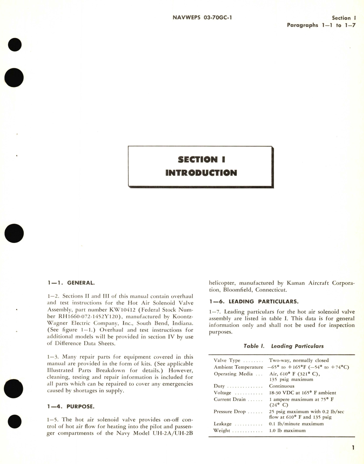 Sample page 5 from AirCorps Library document: Overhaul Instructions for Hot Air Solenoid Valve Assembly Part No. KW10412 