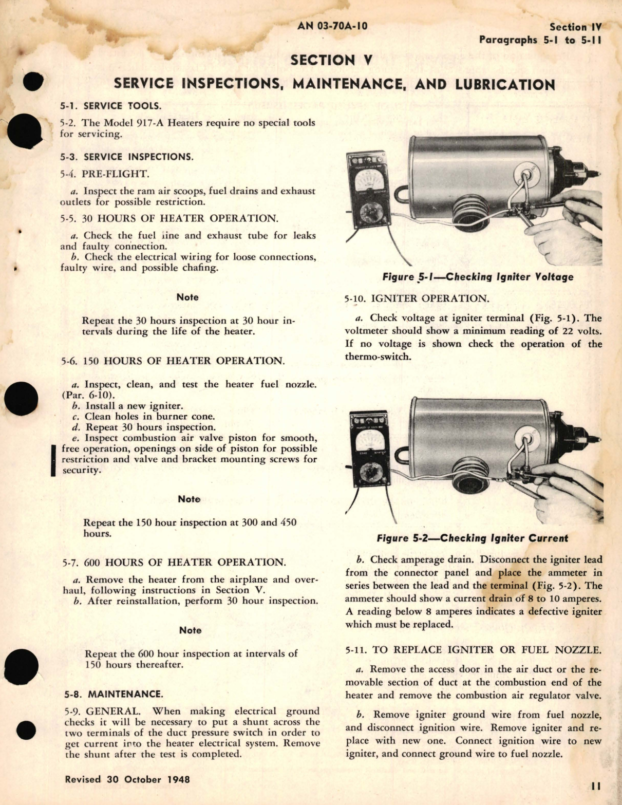 Sample page 3 from AirCorps Library document: Operation, Service, and Overhaul Instructions with Parts Catalog for Aircraft Heater Model 917-A 