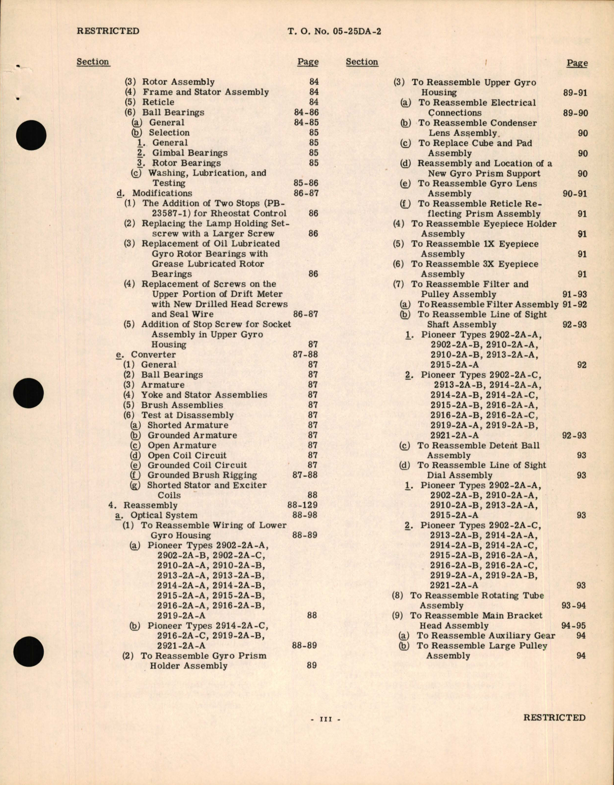 Sample page 5 from AirCorps Library document: Instructions for Type B-3 Drift Meter 