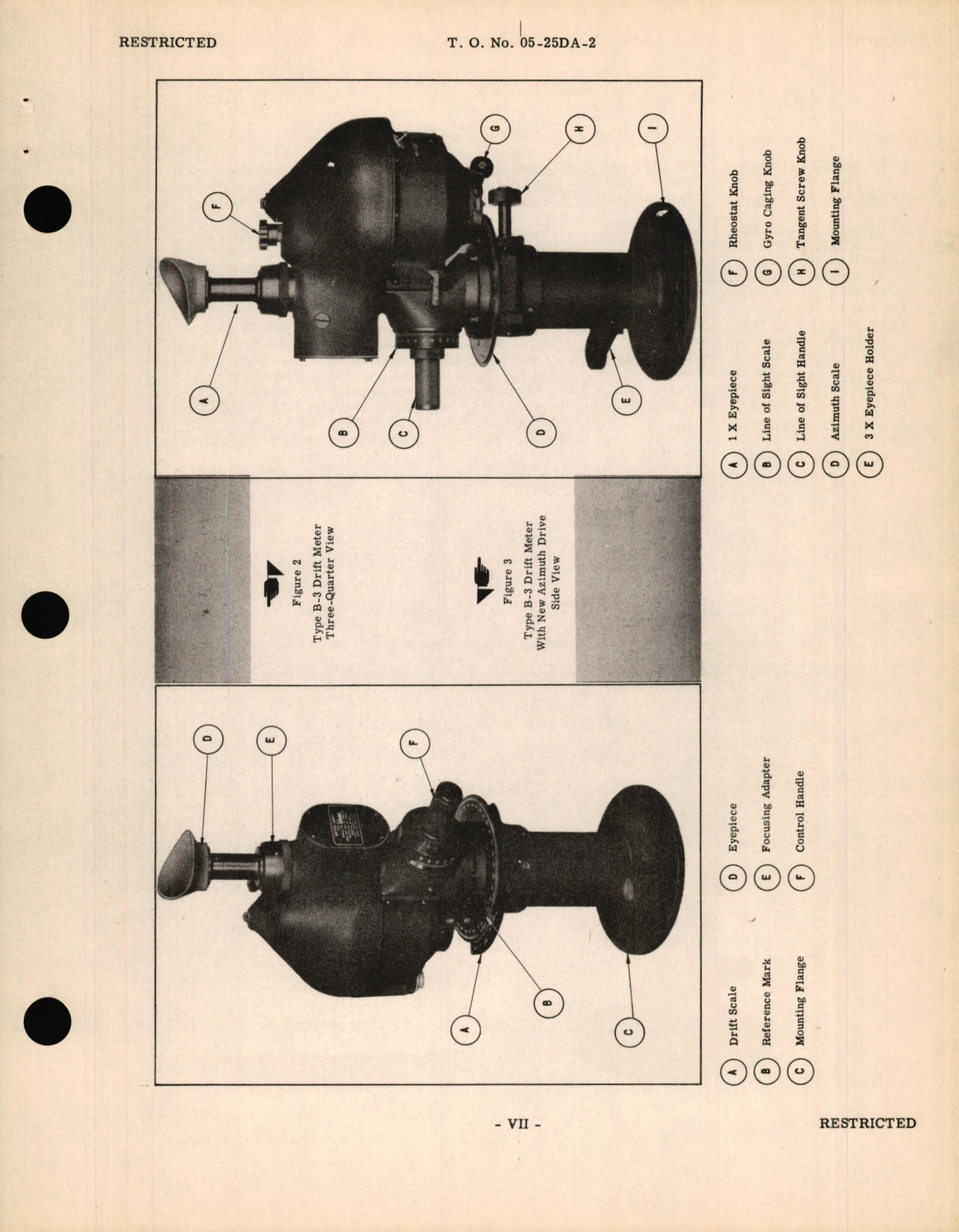 Sample page 9 from AirCorps Library document: Instructions for Type B-3 Drift Meter 