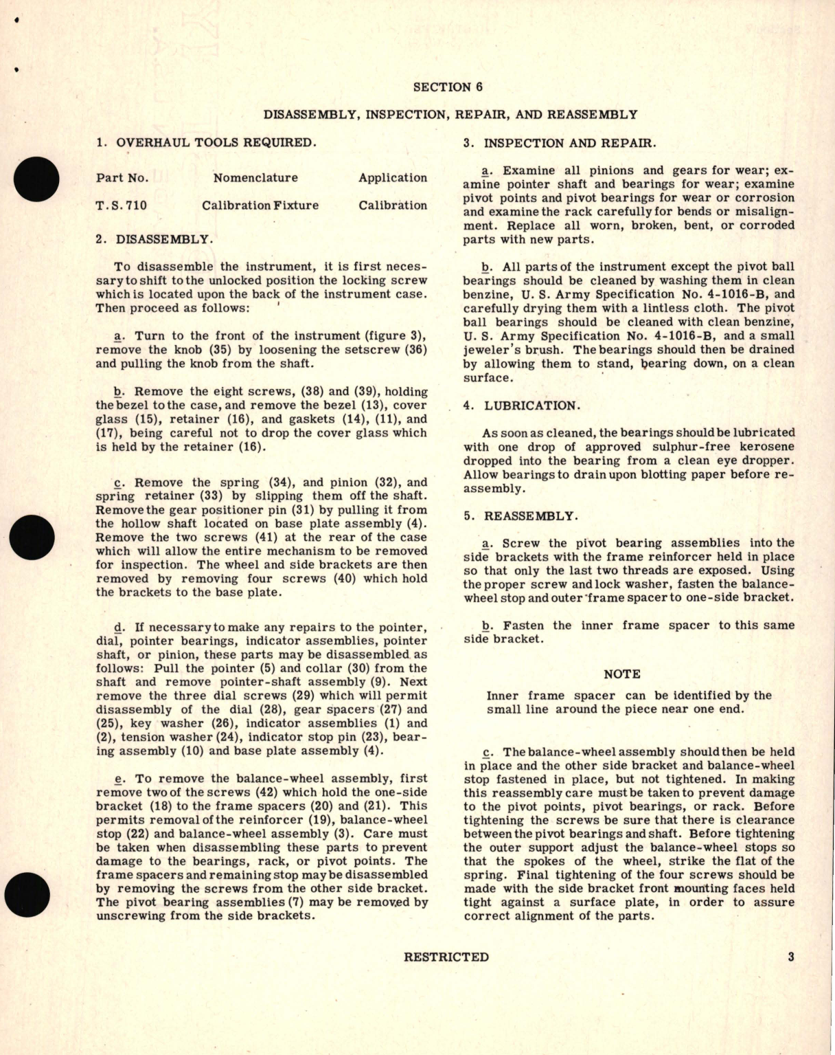 Sample page 9 from AirCorps Library document: Instructions with Parts Catalog for Type B-2 Inclinometer