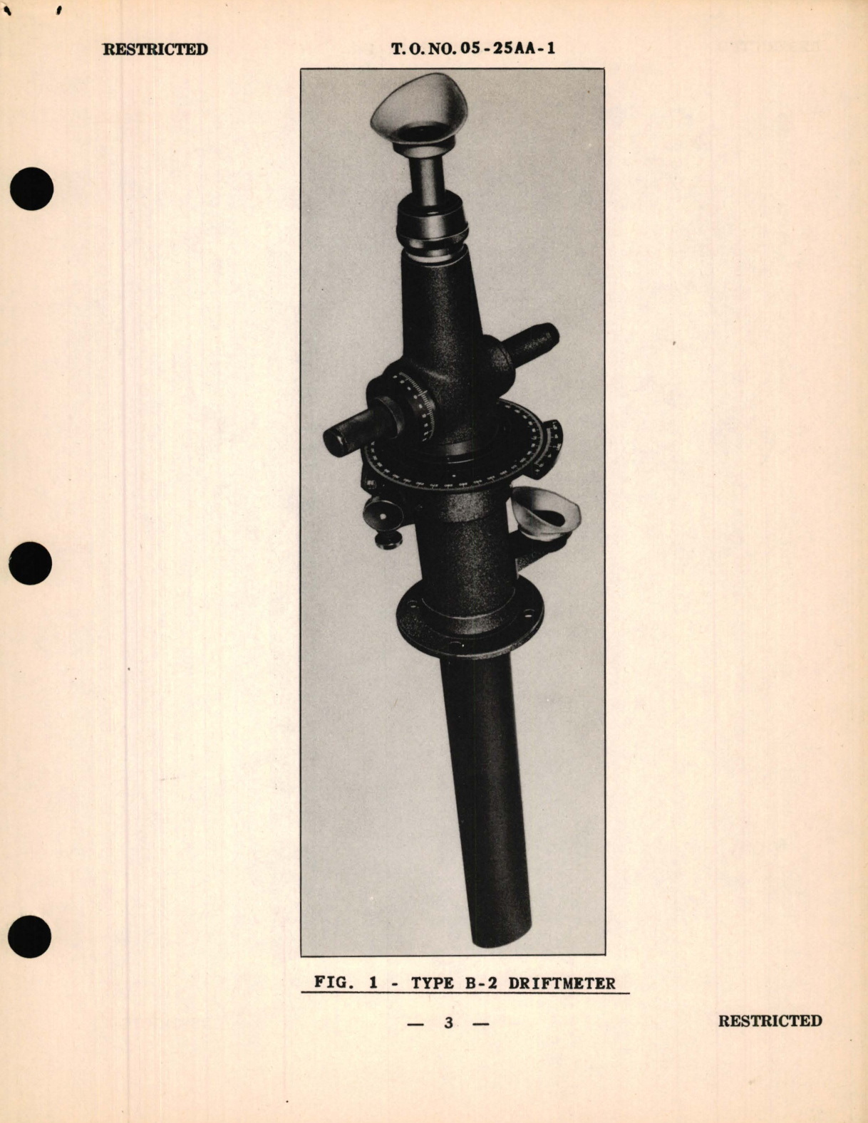 Sample page 5 from AirCorps Library document: Instructions for The Type B-2 Driftmeter