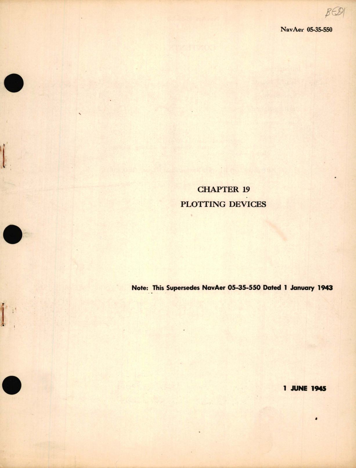 Sample page 1 from AirCorps Library document: Chapter 19 Plotting Devices