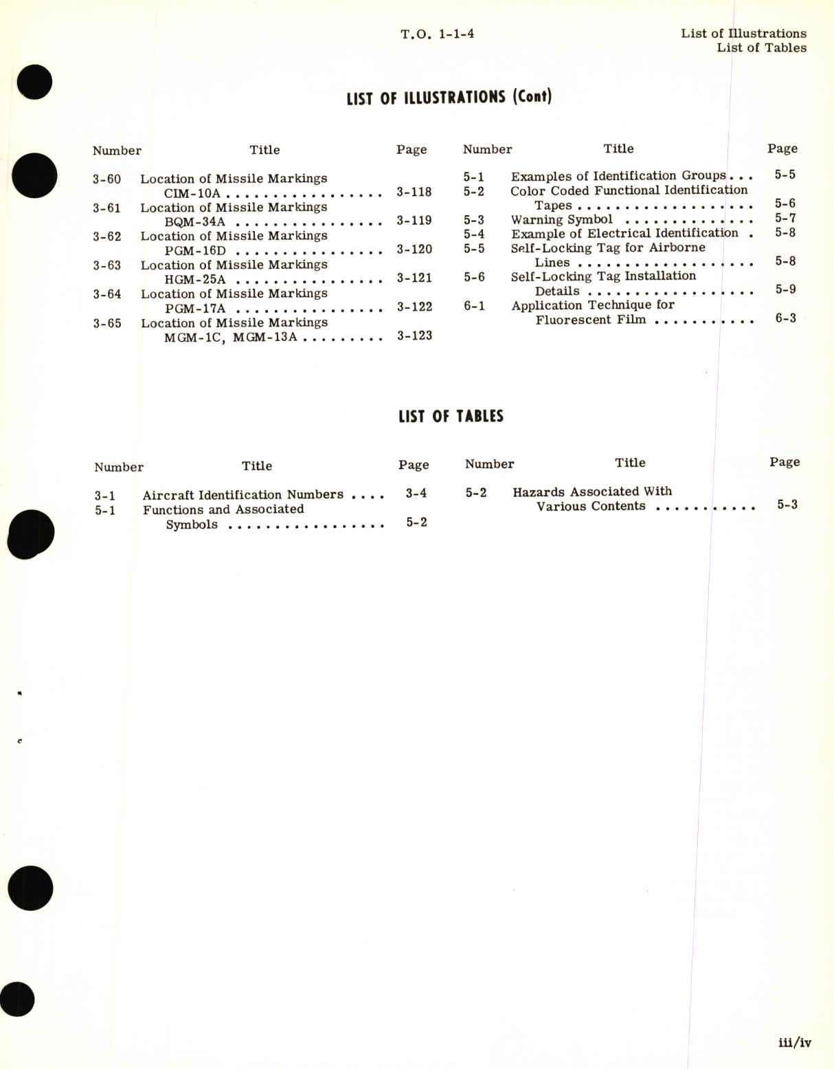 Sample page 5 from AirCorps Library document: Technical Manual for Exterior Finishes, Insignia and Markings Applicable to Aircraft and Missiles