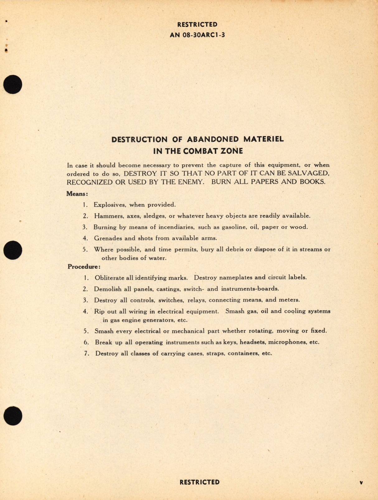 Sample page 7 from AirCorps Library document: Maintenance Instructions for Model AN/ARC-1 Aircraft Radio Equipment