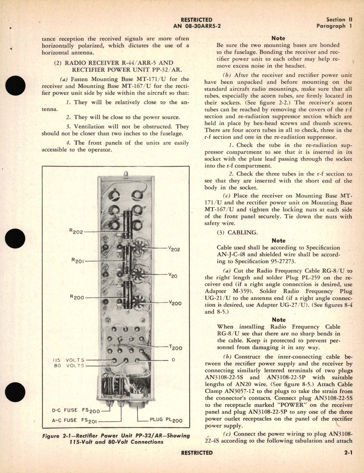 Sample page 9 from AirCorps Library document: Maintenance Instructions for Radio Receiving Set AN/ARR-5