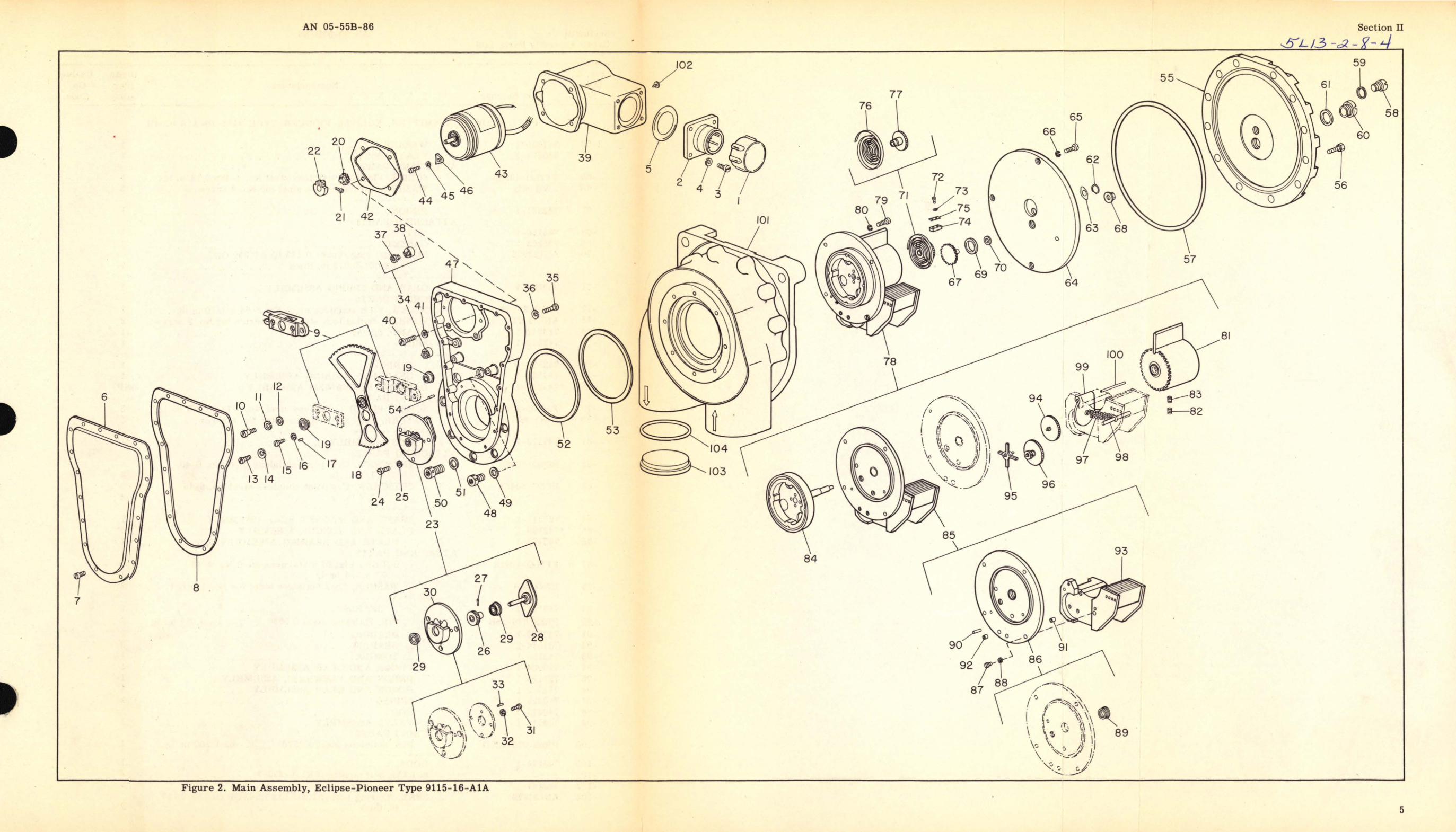 Sample page 9 from AirCorps Library document: Illustrated Parts Breakdown for Fuel Flow Transmitters Part No. 9115-16, 9116-19 