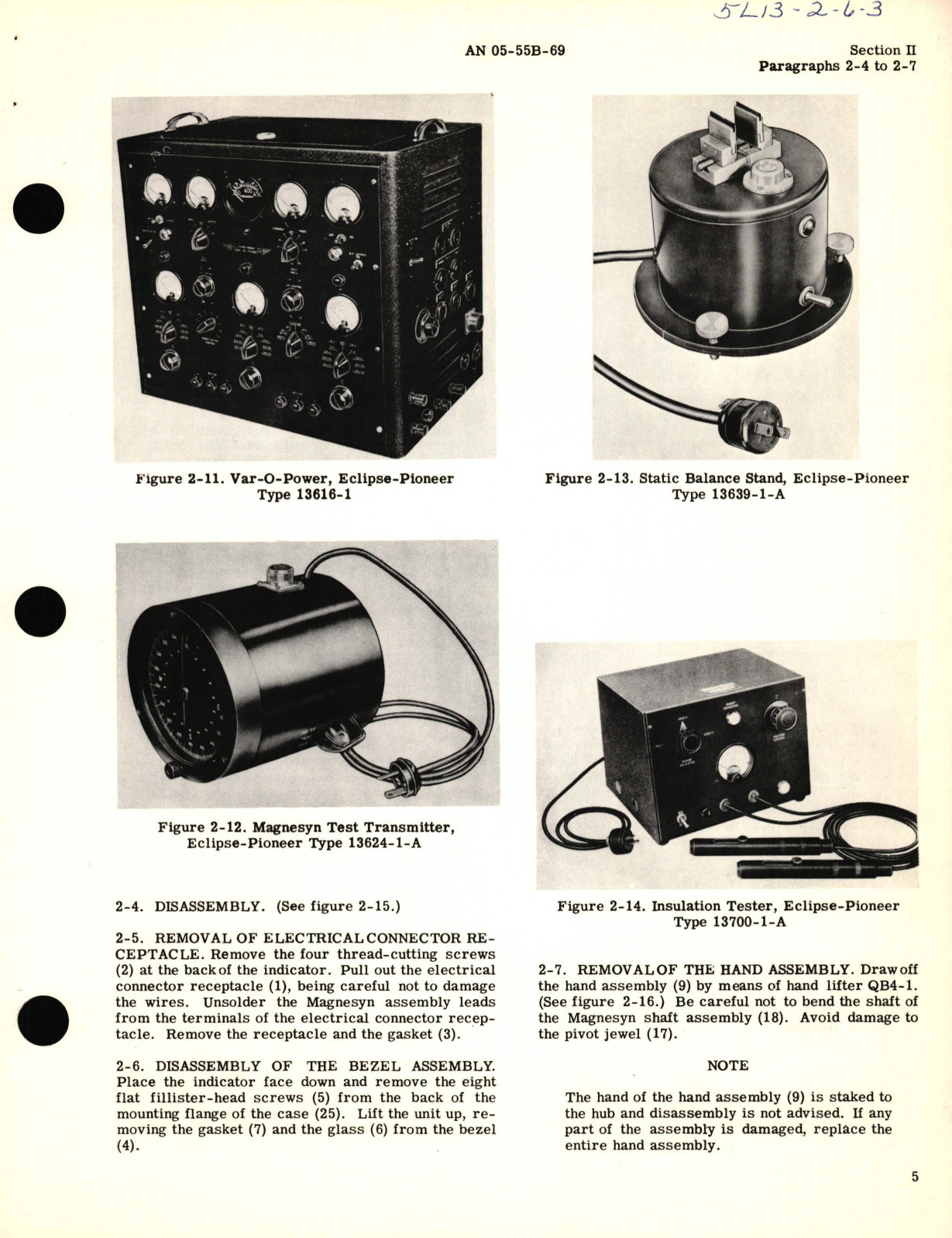 Sample page 9 from AirCorps Library document: Overhaul Instructions for Magnesyn Fuel Flow Transmitter TYPE 9061-11-A and Magnesyn Fuel Flow Single Indicator TYPE 24100-30A-4-A2