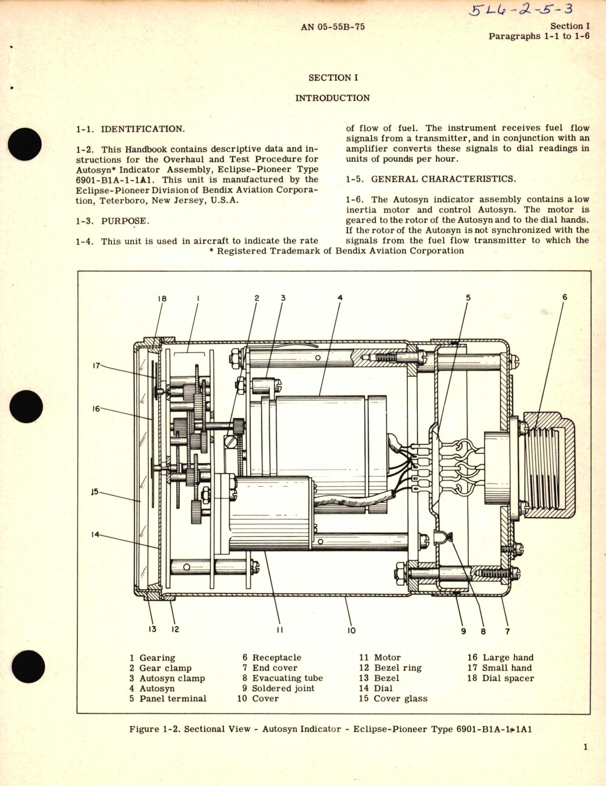 Sample page 5 from AirCorps Library document: Overhaul Instructions for Autosyn Indicator Type 6901-B1A-1-1A1