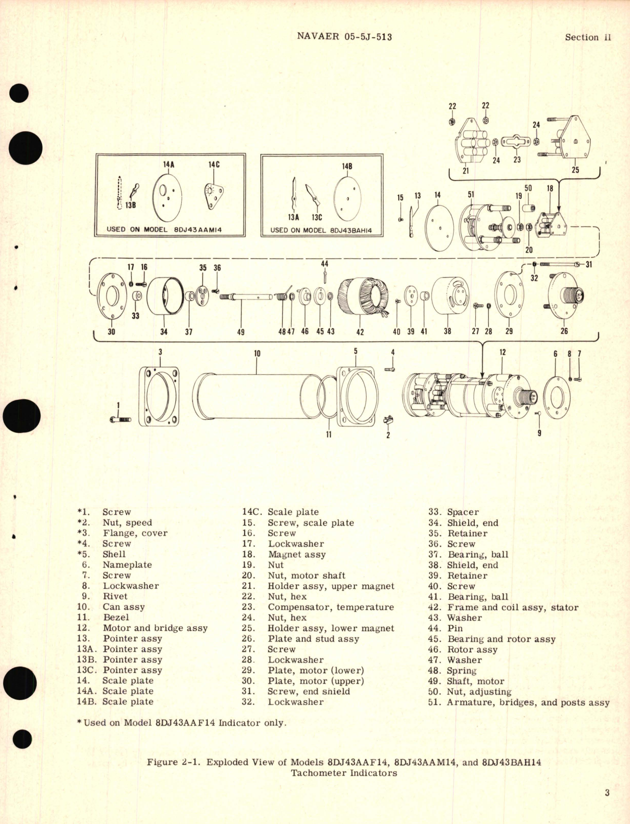 Sample page 5 from AirCorps Library document: Overhaul Instructions for Tachometer Indicators Type DJ43 