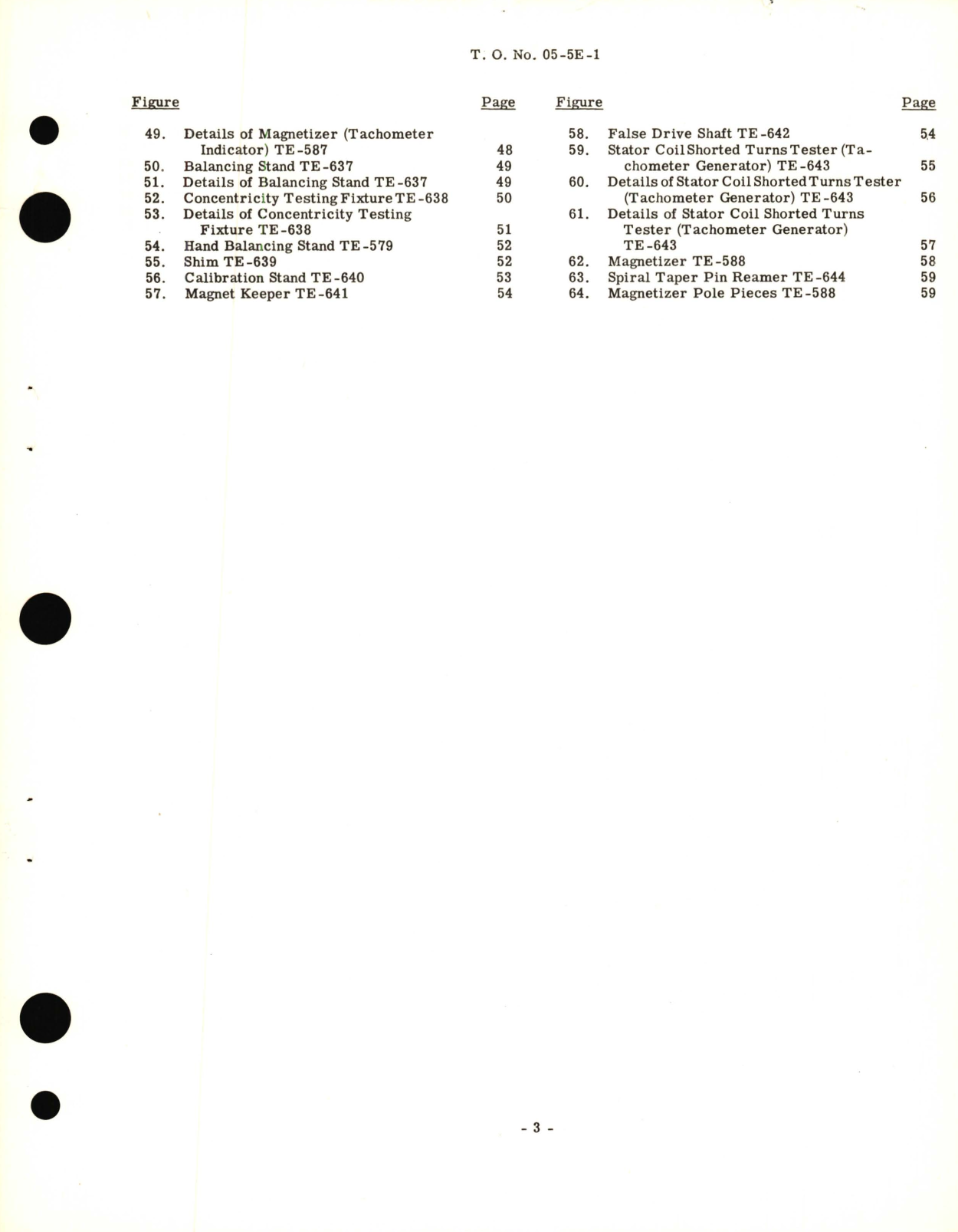 Sample page 7 from AirCorps Library document: Operation, Service and Overhaul Instructions with Parts Catalog for Sensitive Electric Tachometers Type E-9 