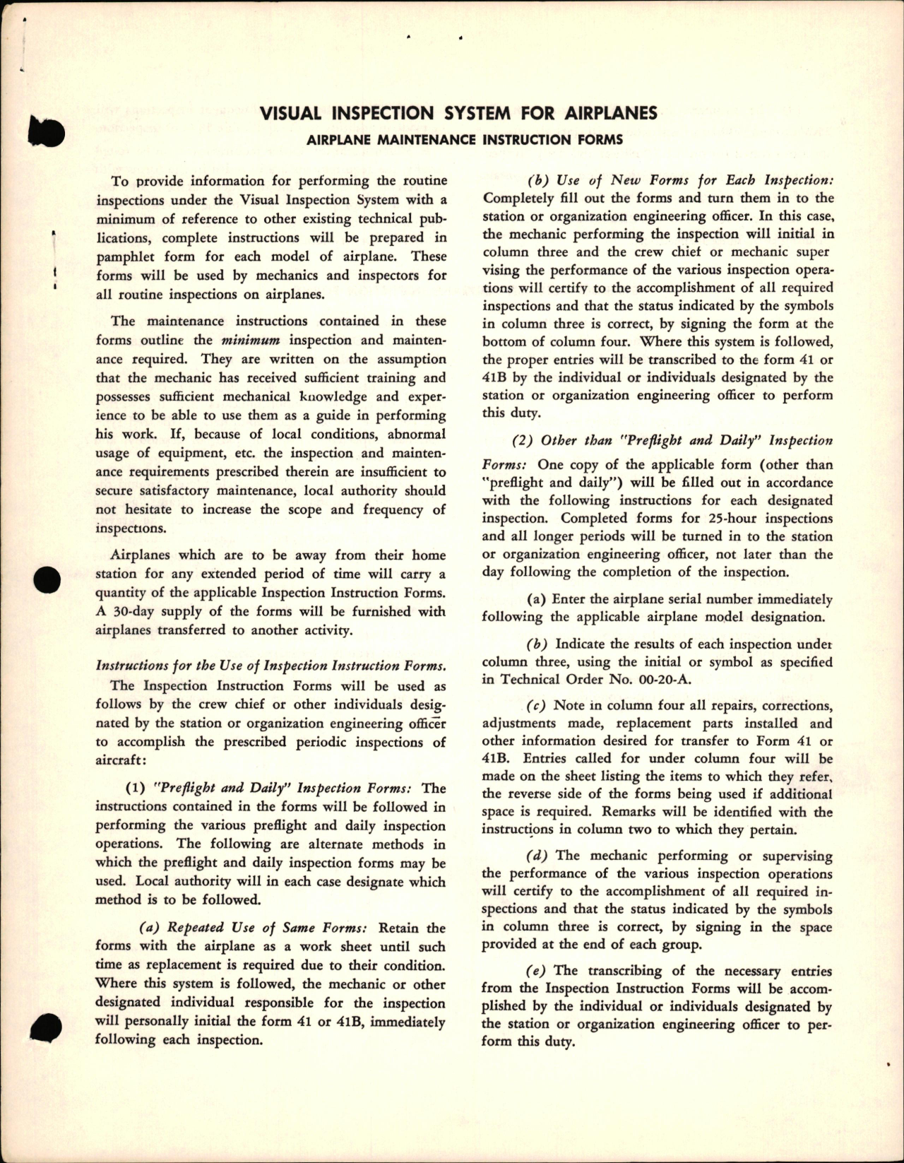 Sample page 1 from AirCorps Library document: Visual Inspection System for Airplanes
