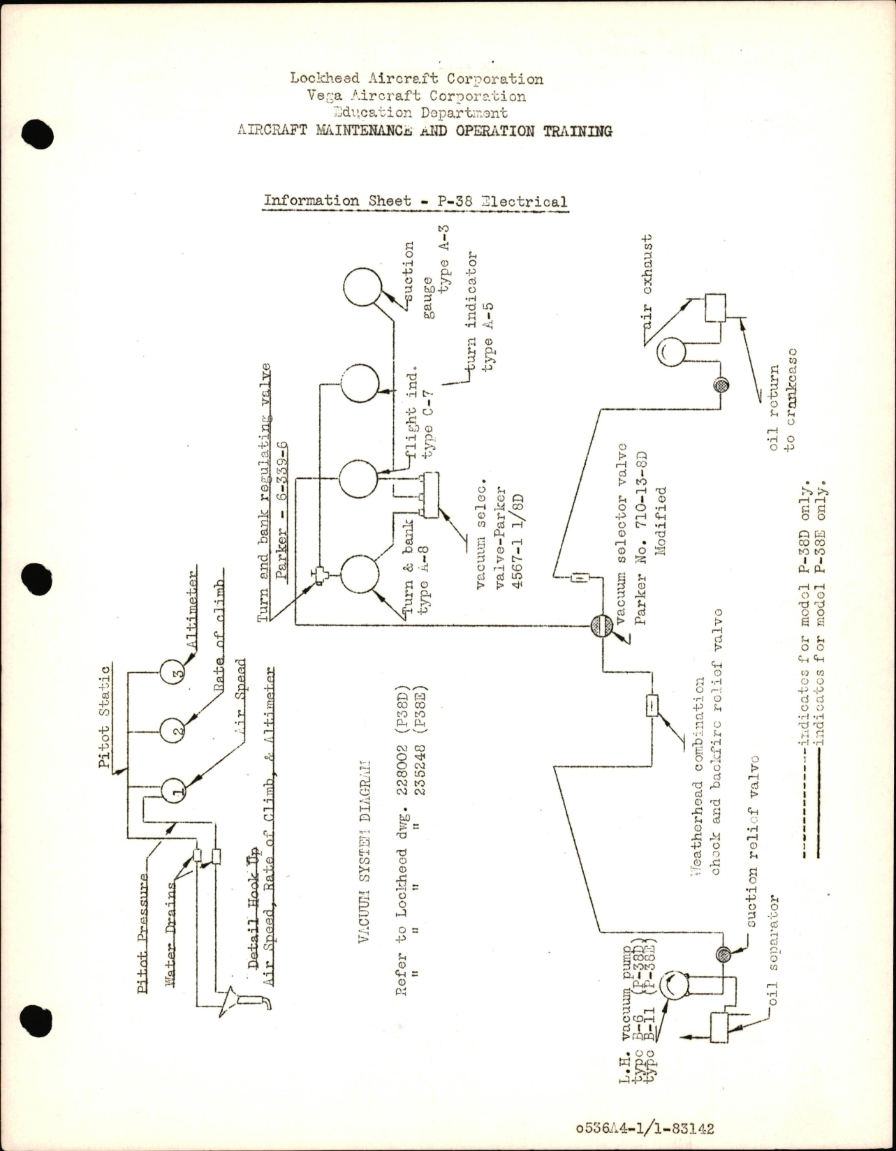 Sample page 1 from AirCorps Library document: P-38 Electrical
