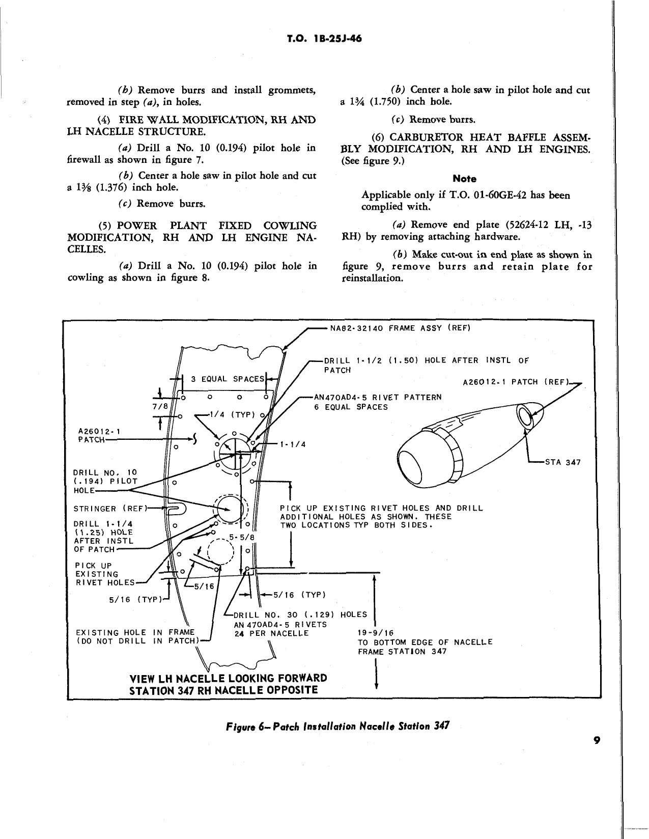 Sample page 9 from AirCorps Library document: Installation of Fire Detector and Extinguisher System, and Fuel Shut-Off Controls - EB-25J, TB-25J, ETB-25J