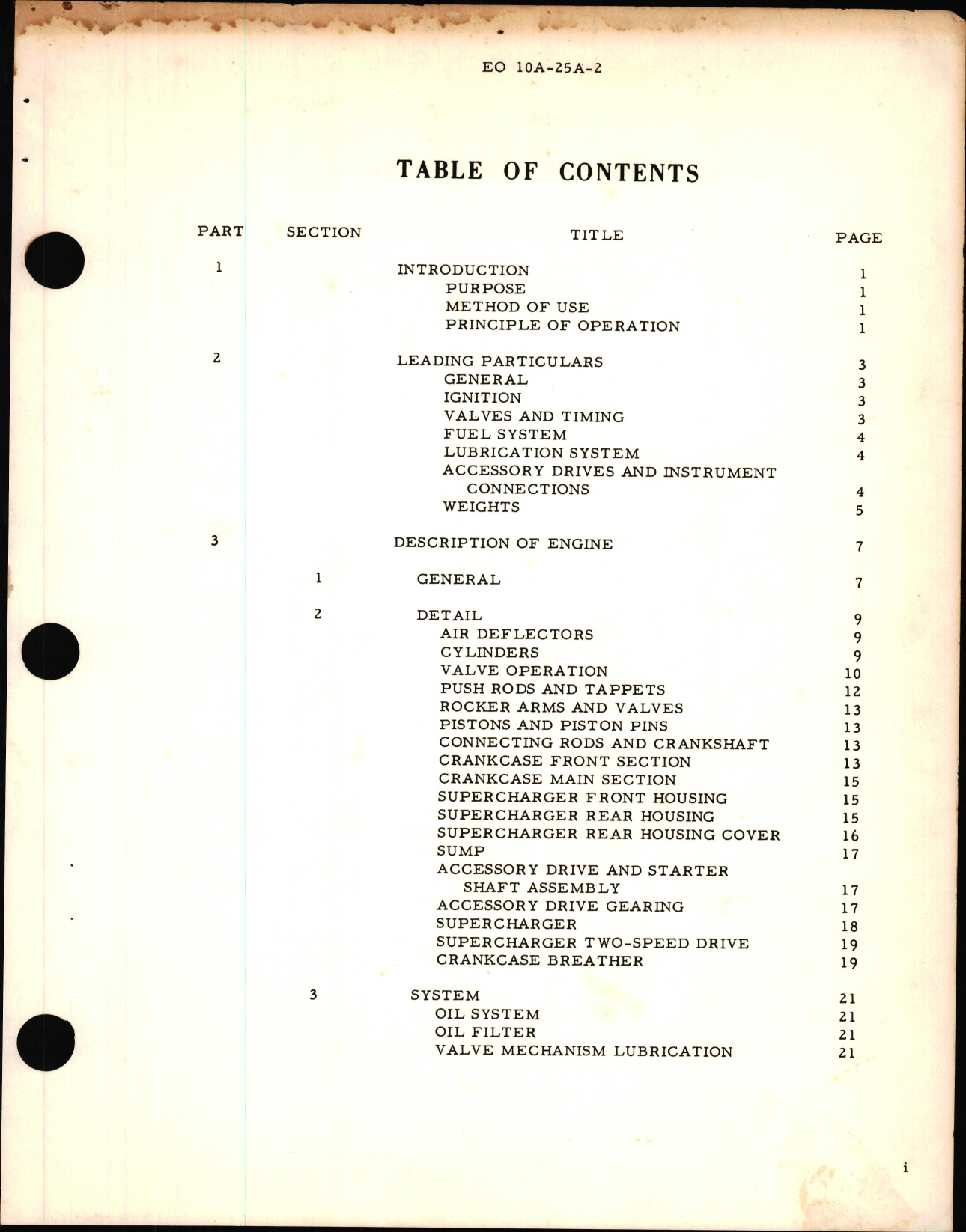 Sample page 5 from AirCorps Library document: Description and Maintenance Instructions for Wright R-2600 Engines