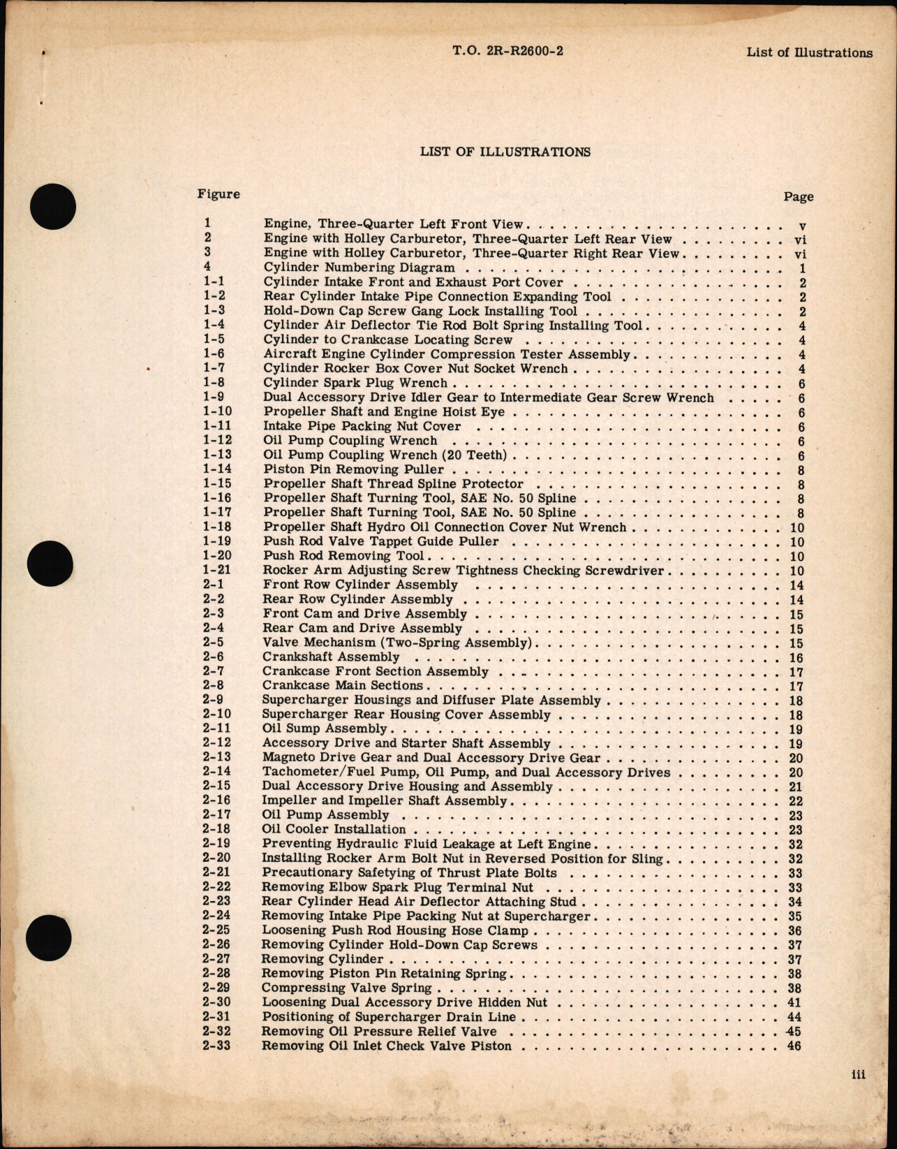 Sample page 5 from AirCorps Library document: Handbook of Service Instructions for Model R-2600-29A, -35 Aircraft Engines