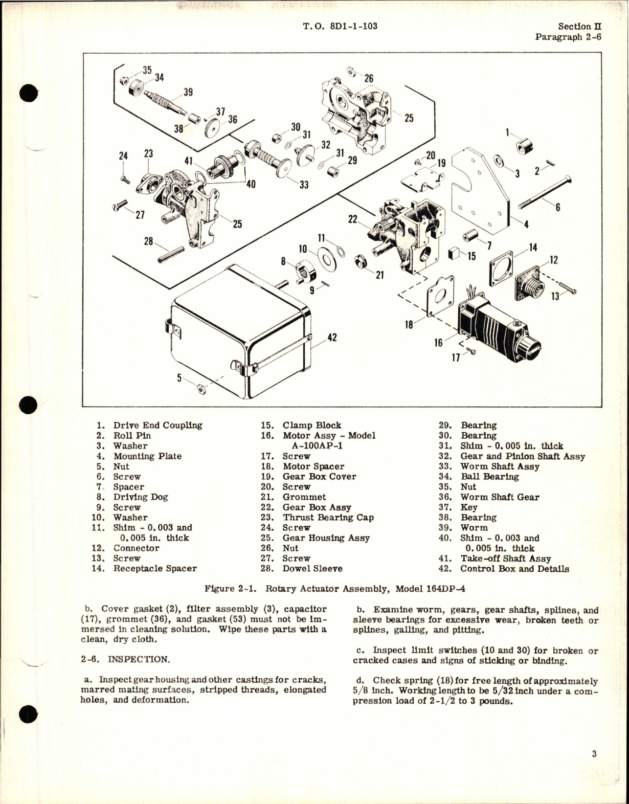 Sample page 5 from AirCorps Library document: Overhaul Instructions for Rotary Actuator 