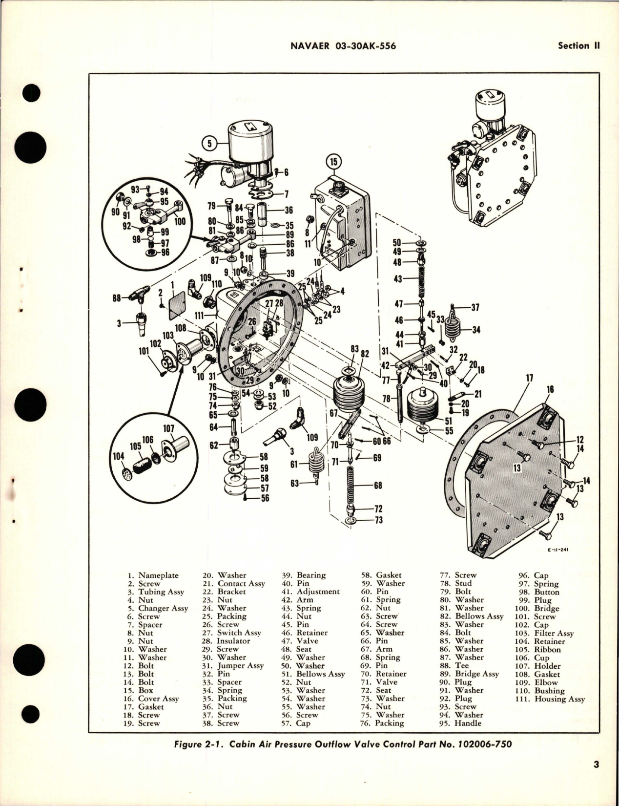 Sample page 5 from AirCorps Library document: Overhaul Instructions for Cabin Air Pressure Outflow Valve Control - Part 102006-750 