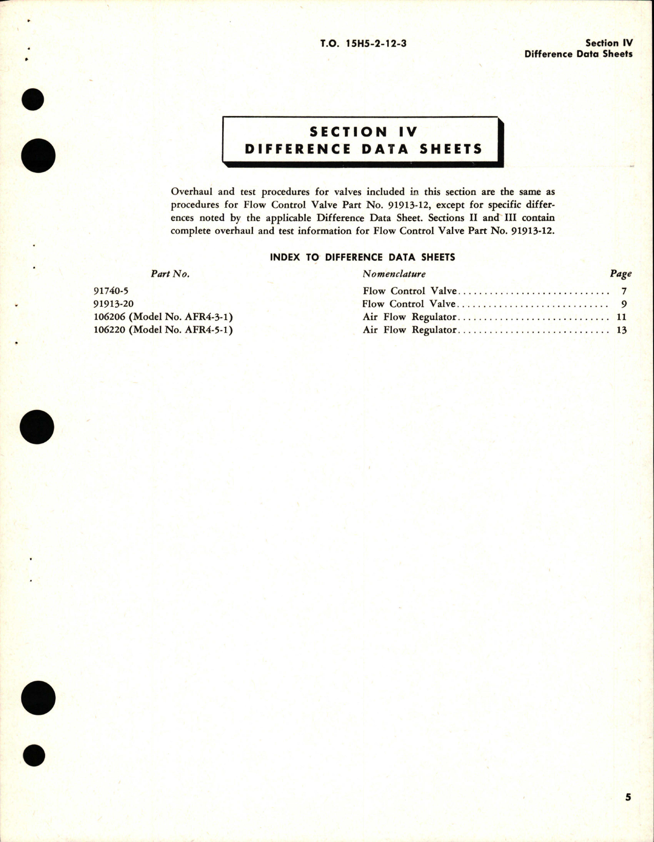 Sample page 7 from AirCorps Library document: Overhaul Instructions for Flow Control Valves - Models AFR4-3 and AFR4-5