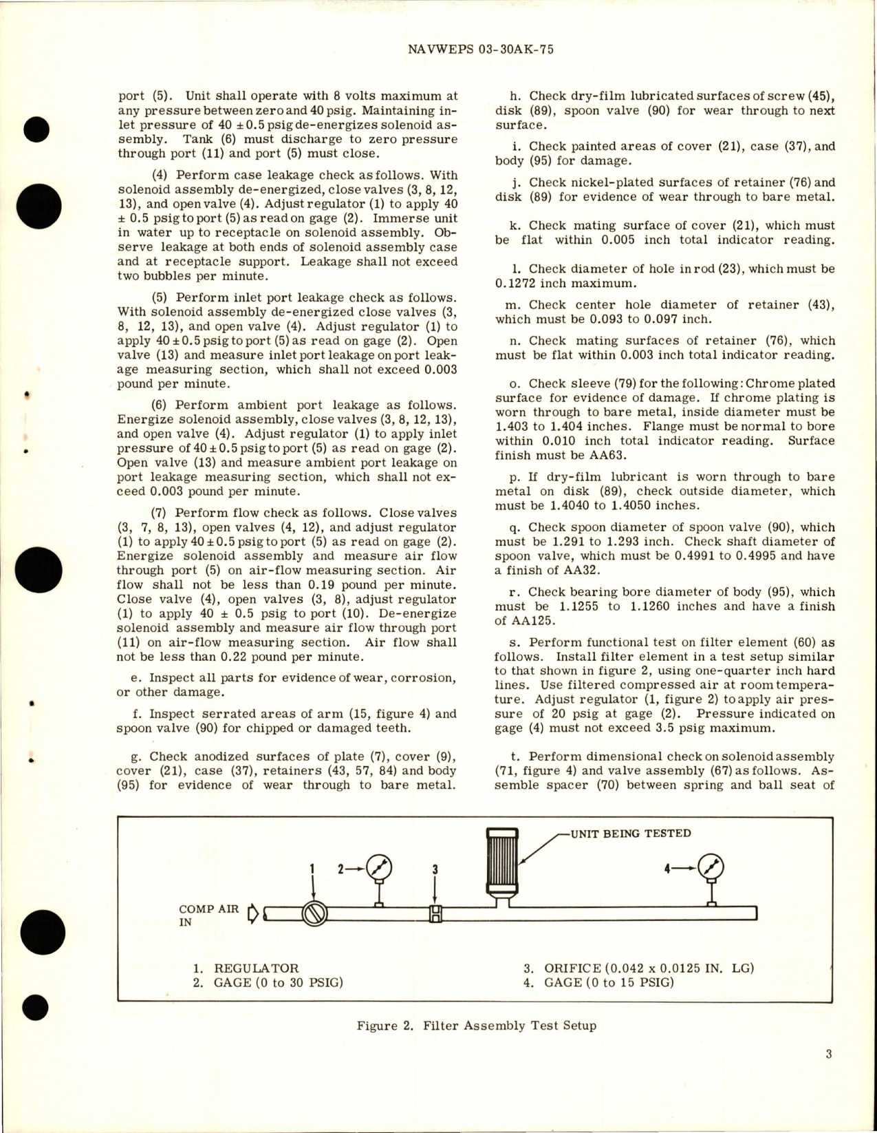 Sample page 5 from AirCorps Library document: Overhaul Instructions with Parts Breakdown for Air Pressure Regulators - Parts 108388, and 108388-1-1 