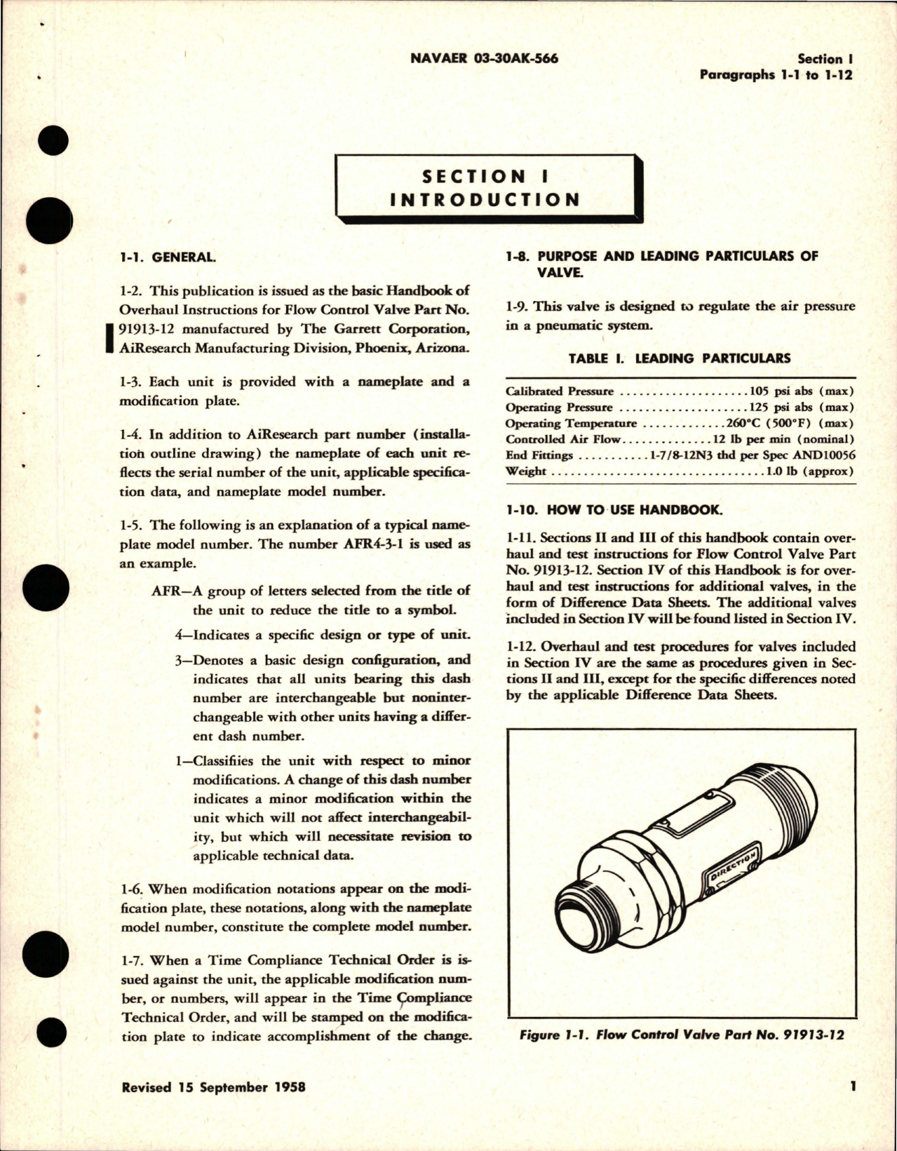Sample page 5 from AirCorps Library document: Overhaul Instructions for Flow Control Valves - Model AFR4-3 and AFR4-5 