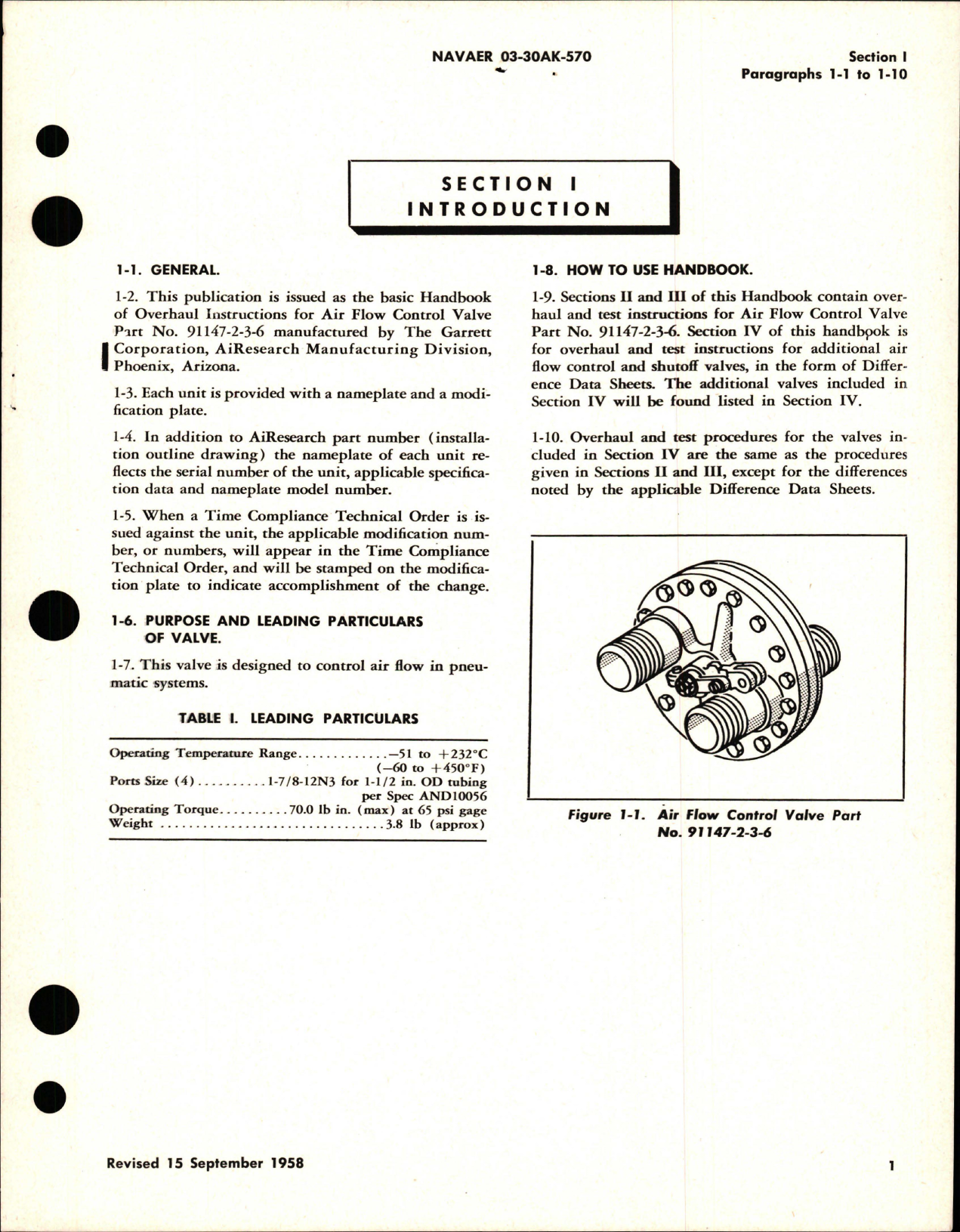 Sample page 5 from AirCorps Library document: Overhaul Instructions for Air Flow Control and Shutoff Valves - Models SV7-2, SV7-3, SV7-1, and AMV4-1-1