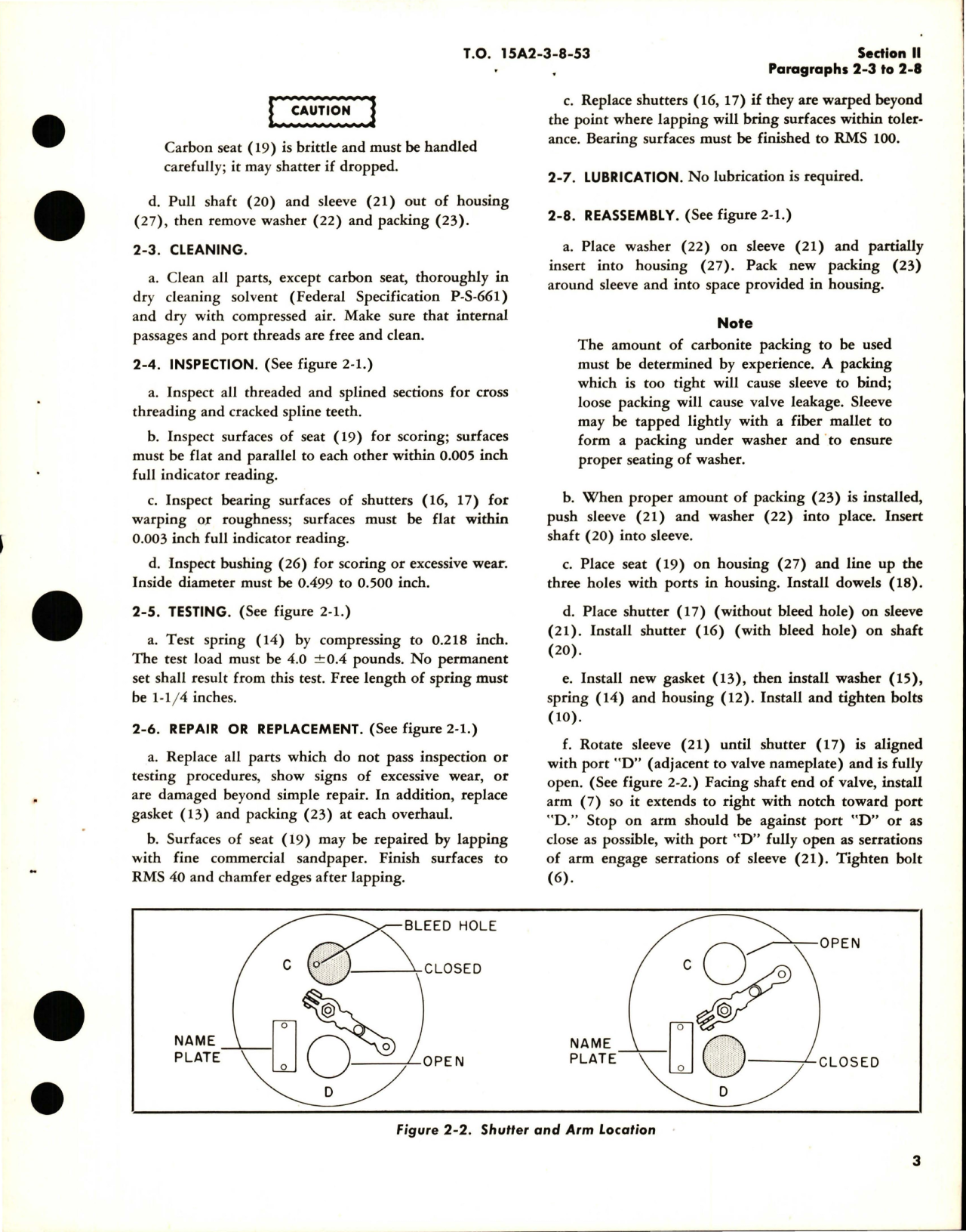 Sample page 5 from AirCorps Library document: Overhaul Instructions for Air Flow Control Valves & Shutoff Valves - Models SV7-2, SV7-3, and V7-1
