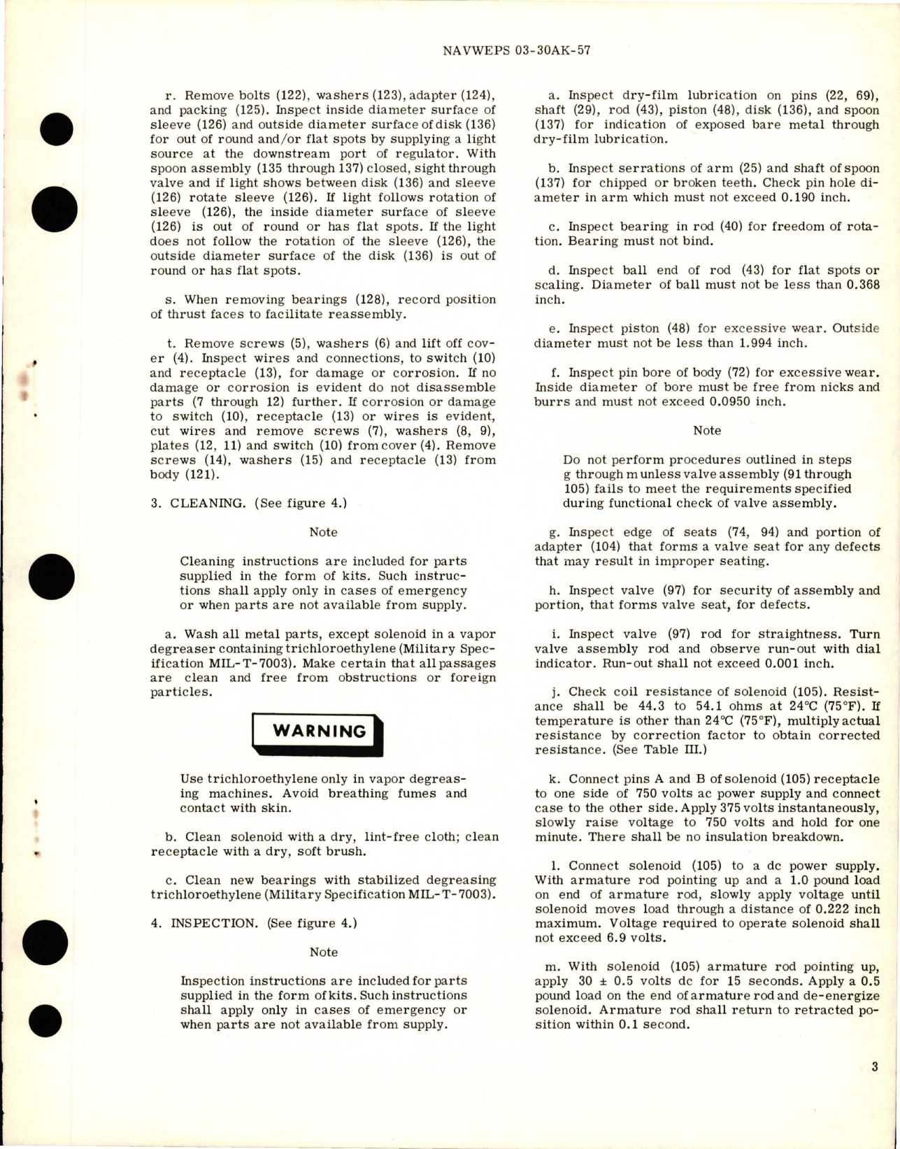 Sample page 5 from AirCorps Library document: Overhaul Instructions with Parts Breakdown for Shutoff Differential Pressure Regulator - Part 108420 - Model APR21-18-1