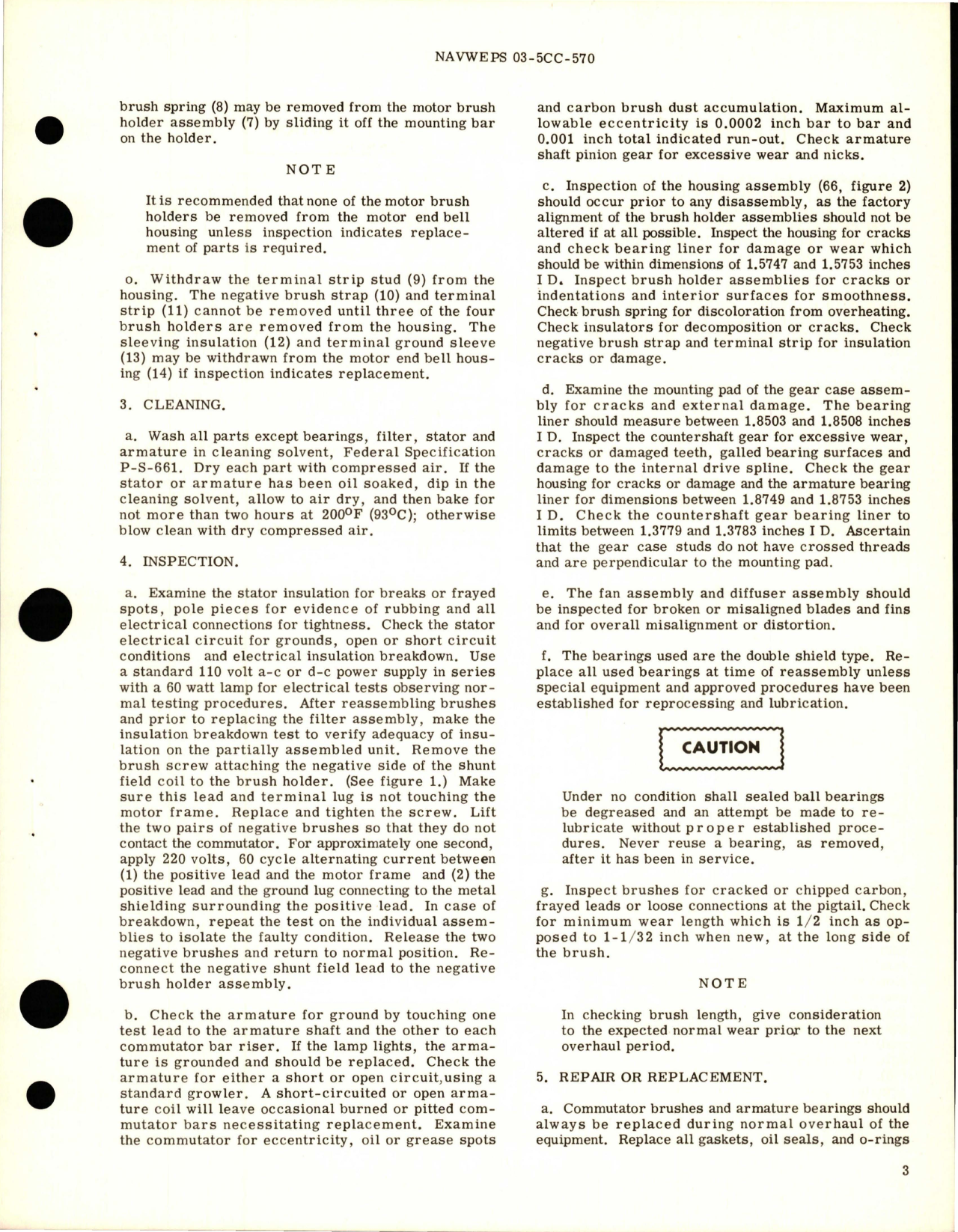Sample page 5 from AirCorps Library document: Overhaul Instructions with Parts Breakdown for Motor - Models DA37 and DA37-1