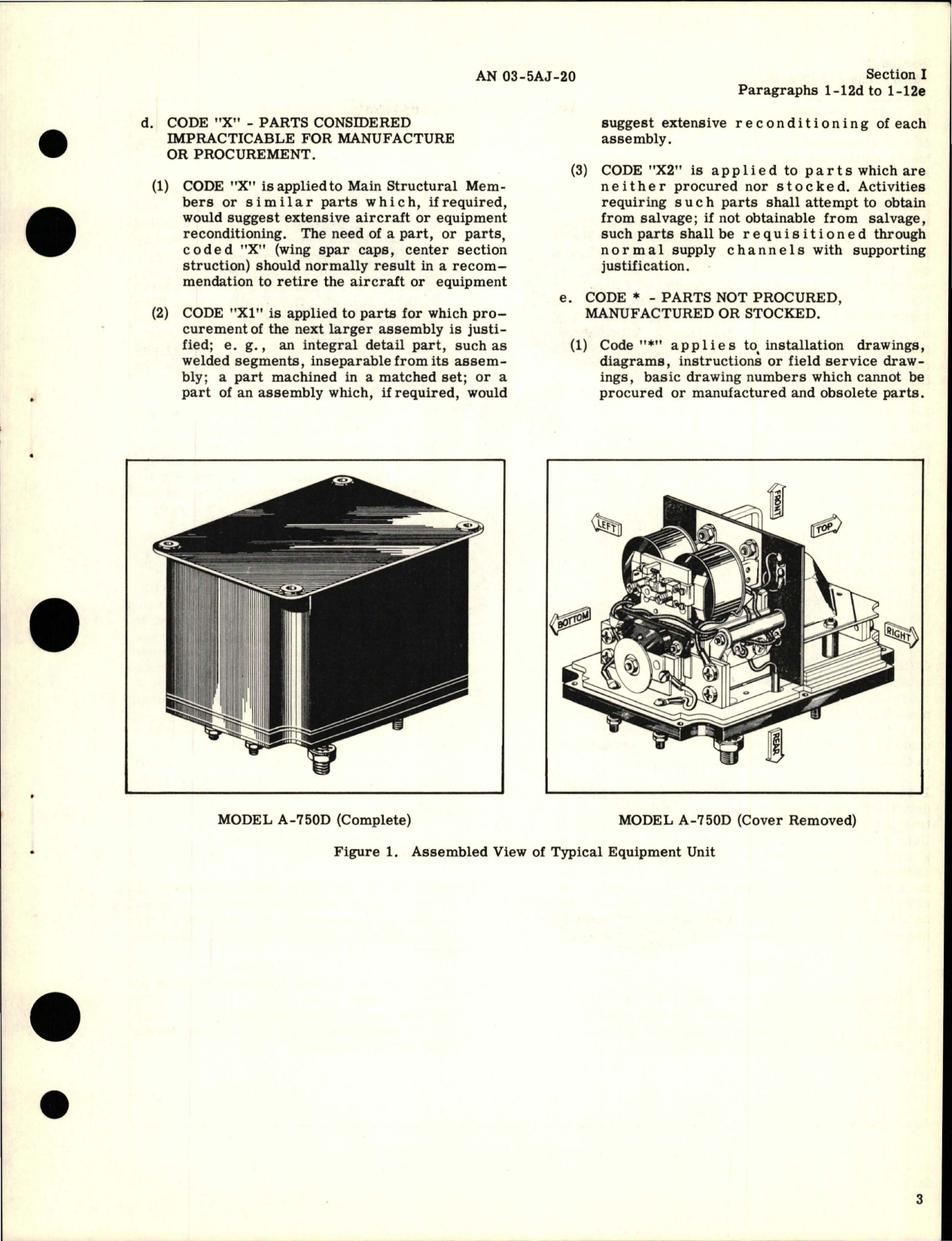 Sample page 5 from AirCorps Library document: Illustrated Parts Breakdown for Reverse Current Cutout - Model A-750D, Contractors - Models A-751D and A-751E 
