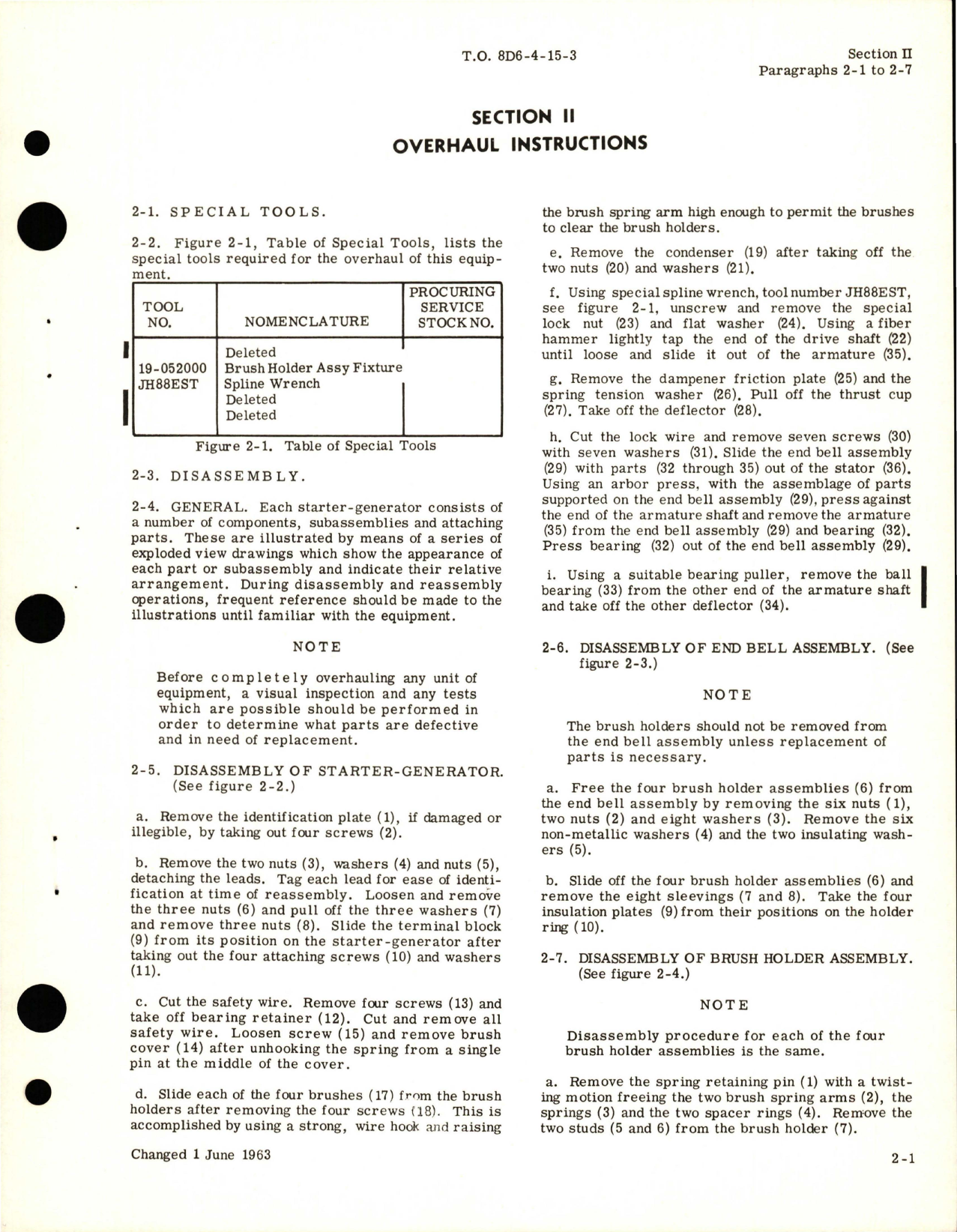 Sample page 7 from AirCorps Library document: Overhaul Instructions for Starter-Generator - Type STU-6 A - Model 23031-004