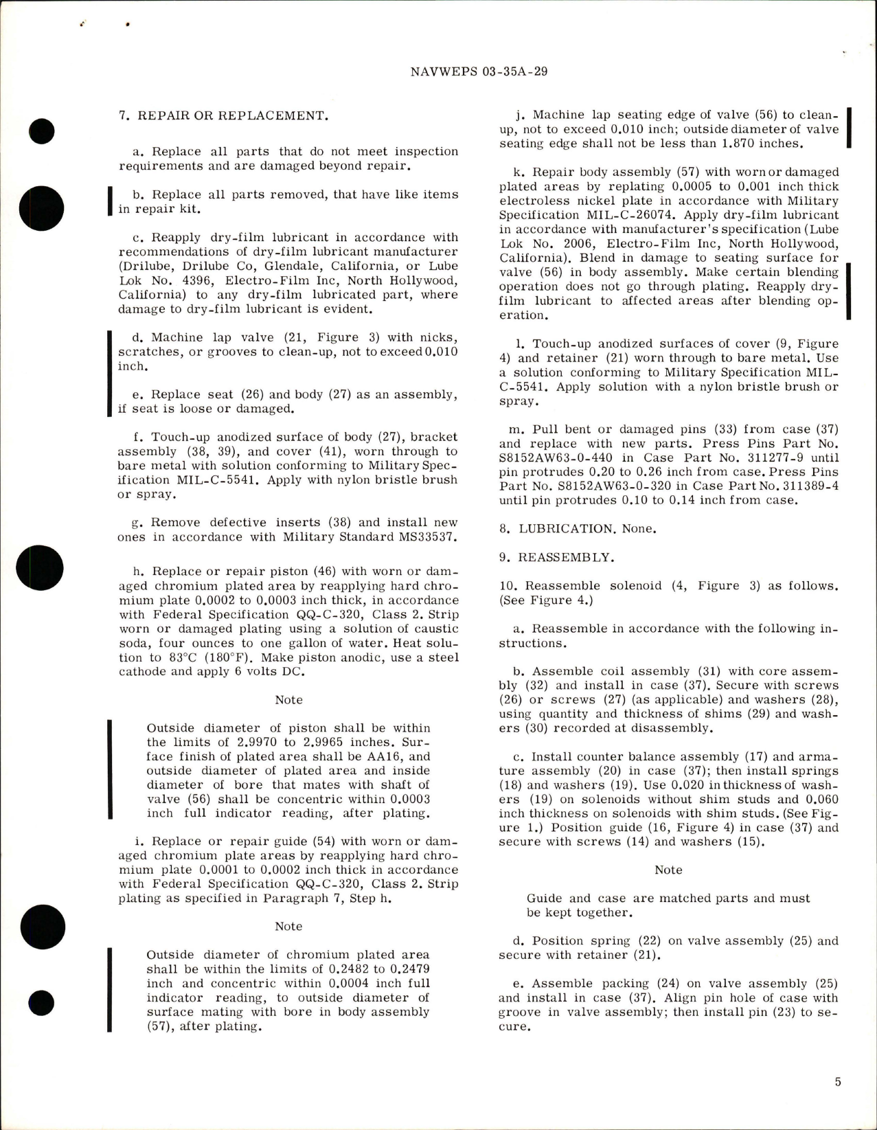 Sample page 7 from AirCorps Library document: Overhaul Instructions with Parts Breakdown for Anti-Icing Valve - Parts 392016-1 and 392016-4-1