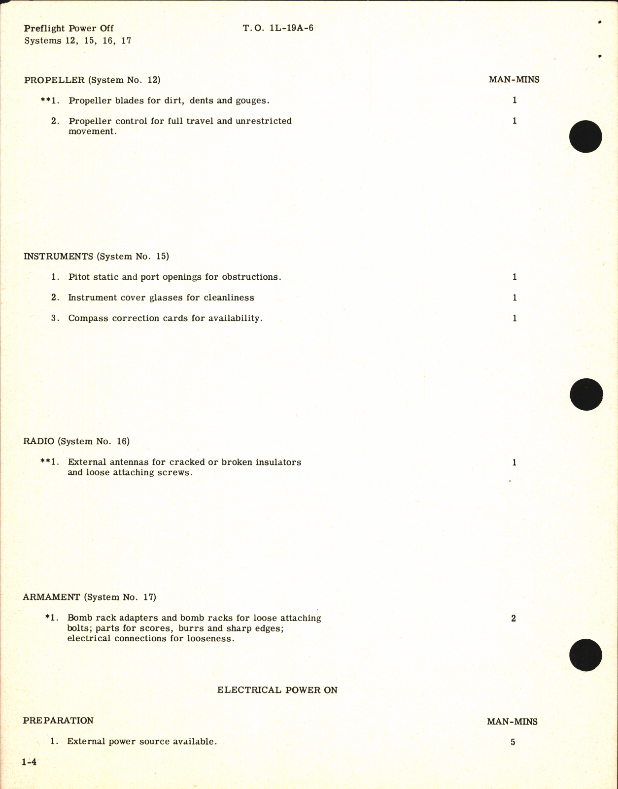 Sample page 8 from AirCorps Library document: Inspection Requirements for L-19A, -19E, TL-19D and OE-1 