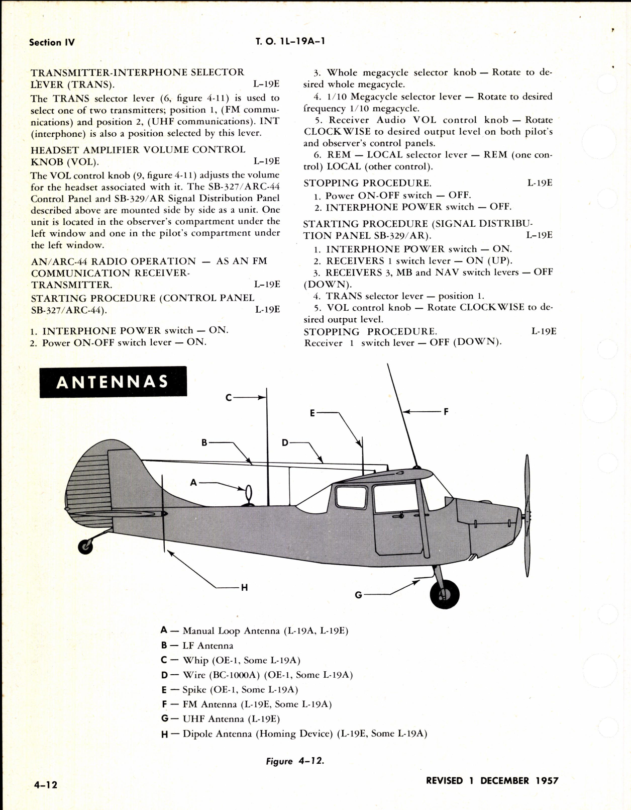 Sample page 6 from AirCorps Library document: Flight Handbook for L-19A and L-19E Aircraft