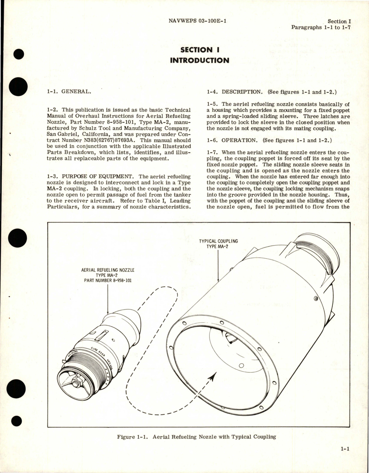 Sample page 5 from AirCorps Library document: Overhaul Instructions for Aerial Refueling Nozzles - Type MA-2 - Part 8-958-101 and 8-958-1 